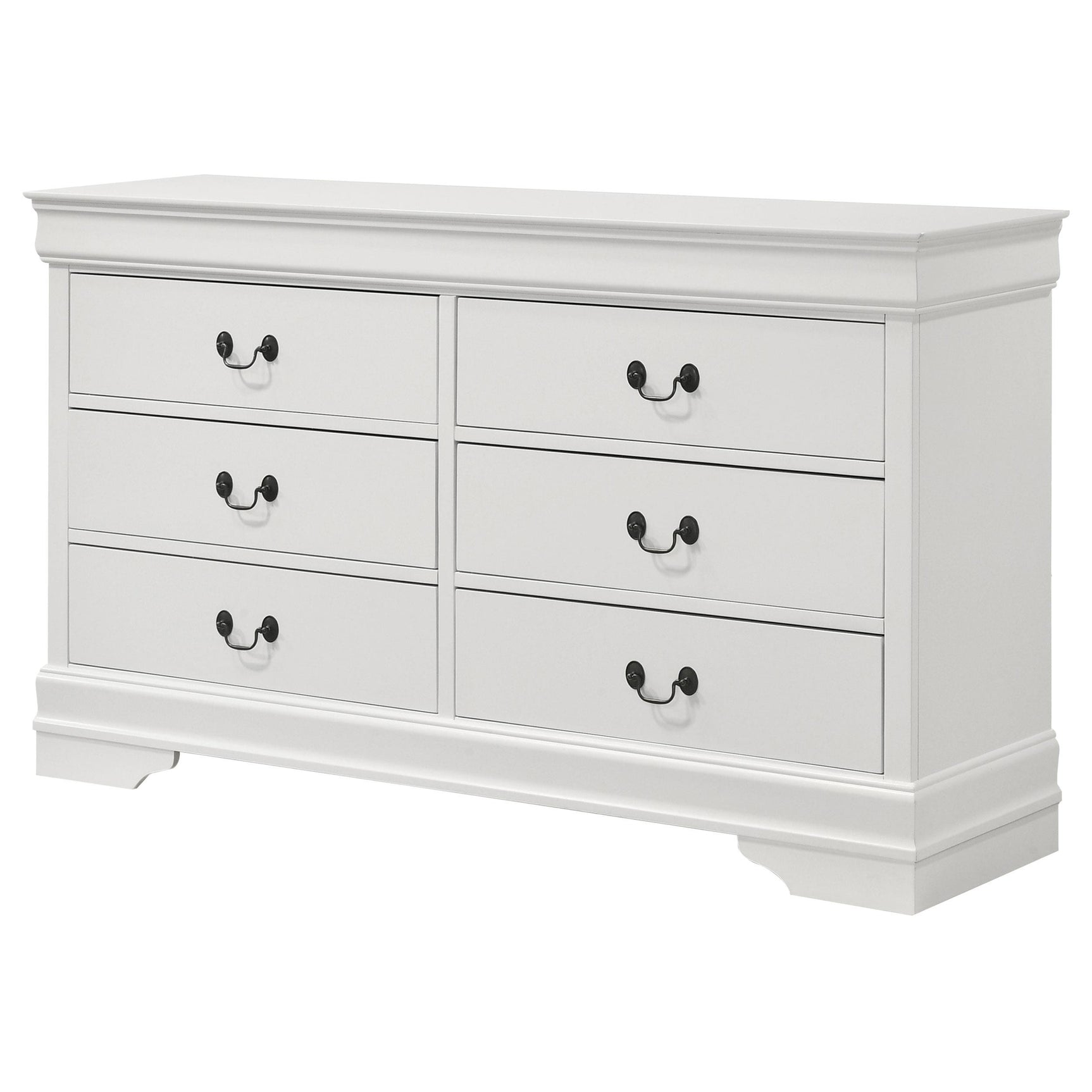 Top surface of Louis Philippe dresser