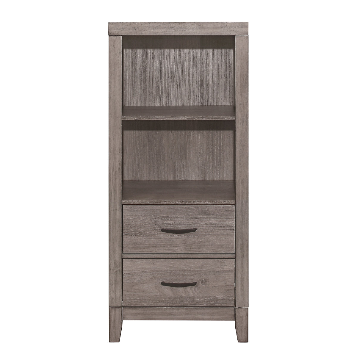 Side view of Garo Gray Wall Bedroom Set bed