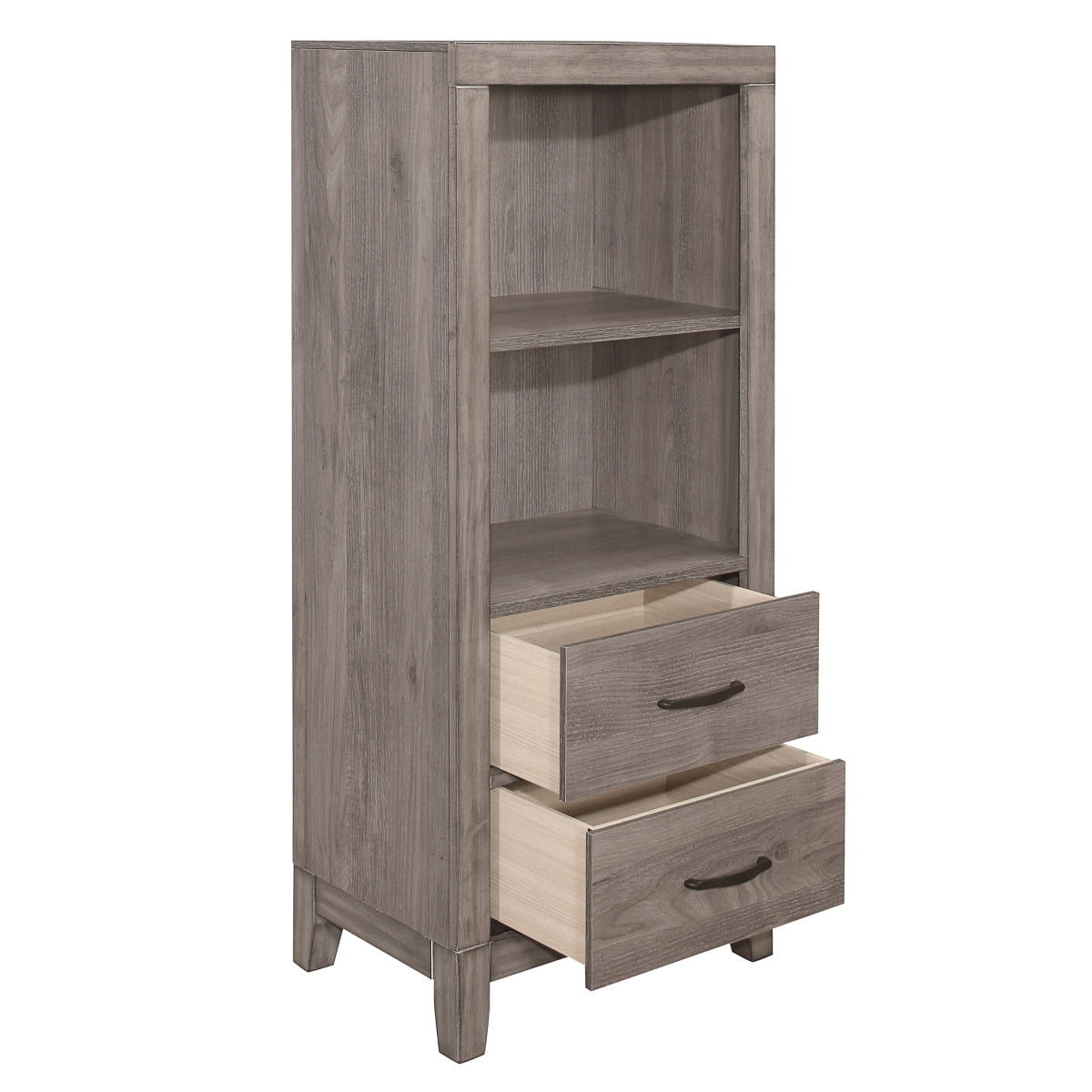 Main view of Garo Gray Wall Bedroom Set bed