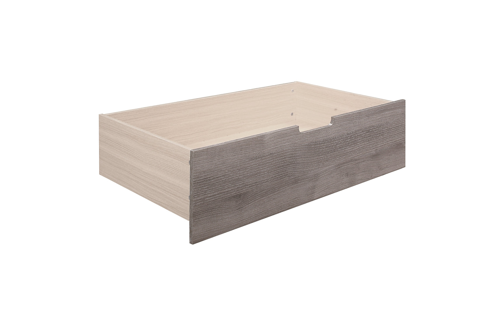 Woodrow Gray Upholstered Panel Bedroom Set bed front view