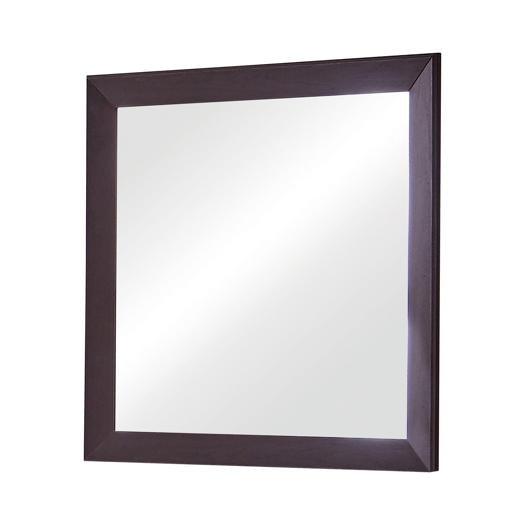 Kauffman Rectangular Mirror Dark Cocoa - Ella Furniture