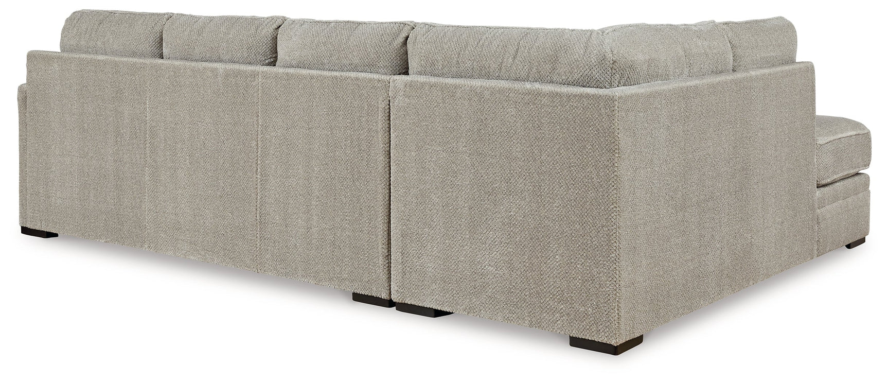 Detail of Sisal Velvet upholstery on Calnita 2-Piece Sectional