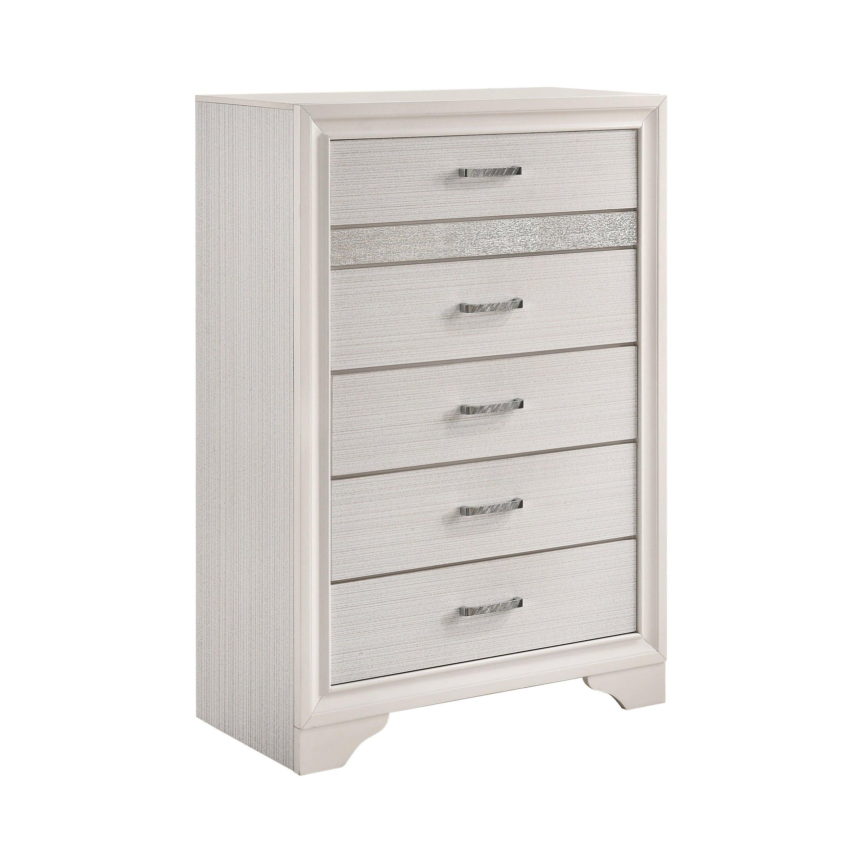 Full view of Miranda King Storage Bed against white background
