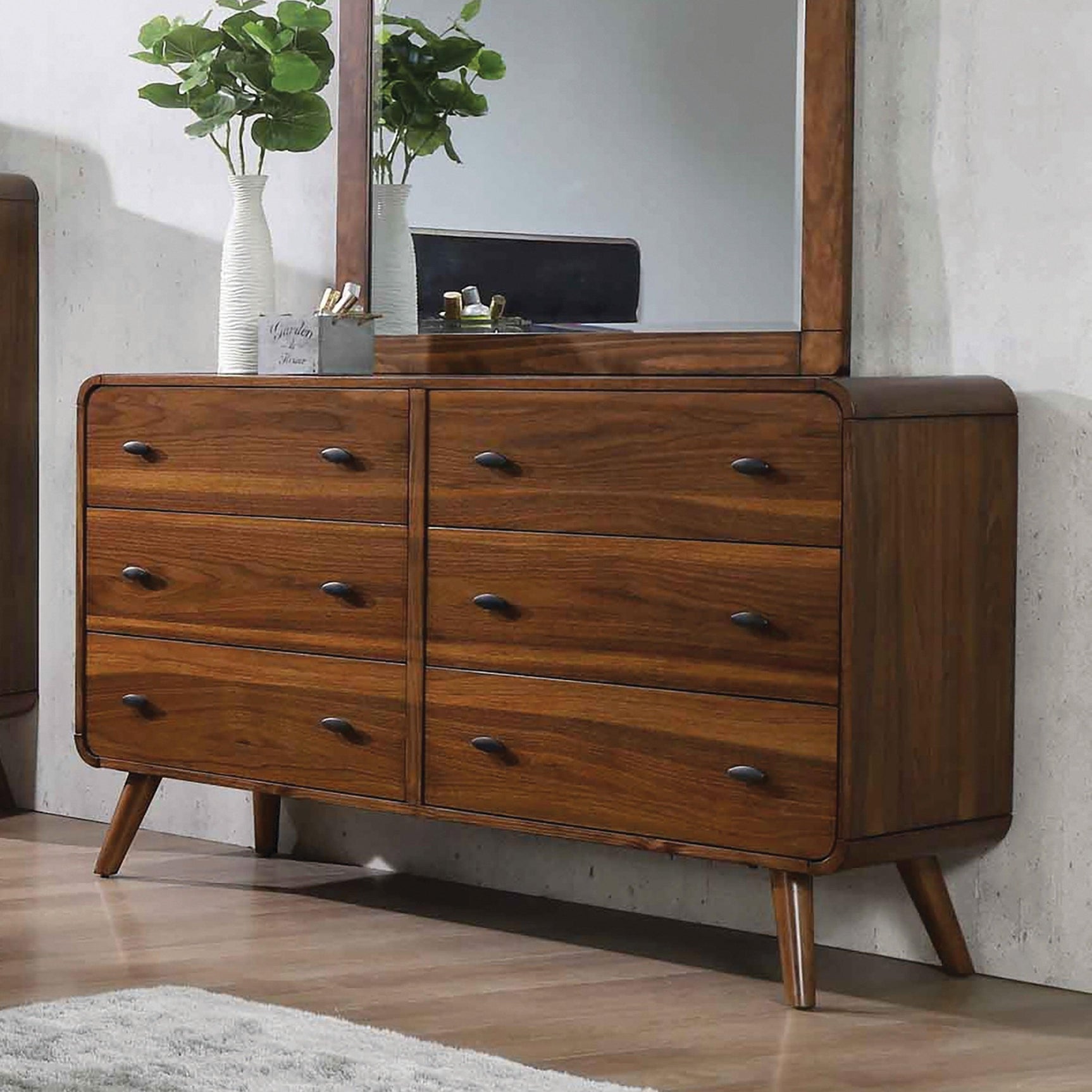 Robyn Queen Bed footboard with storage drawers