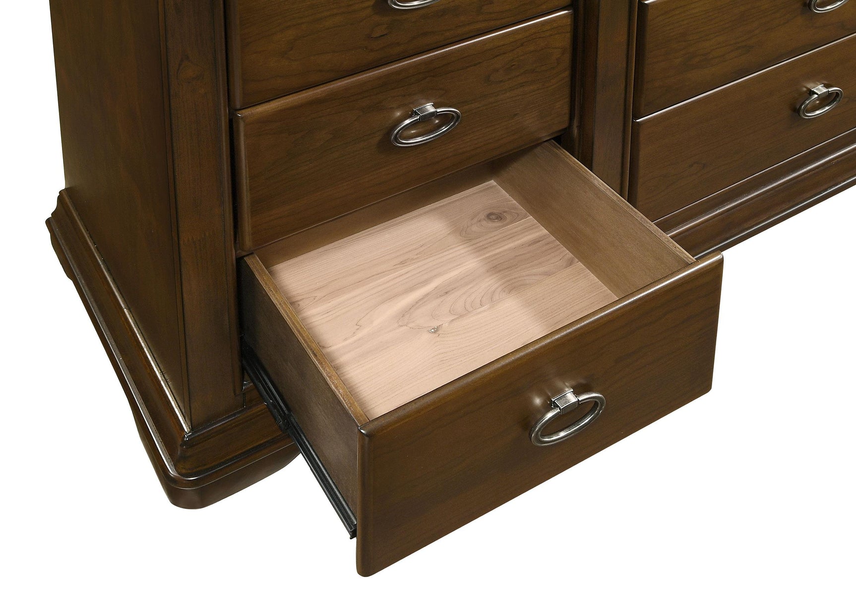 Vintage traditional style dresser detail