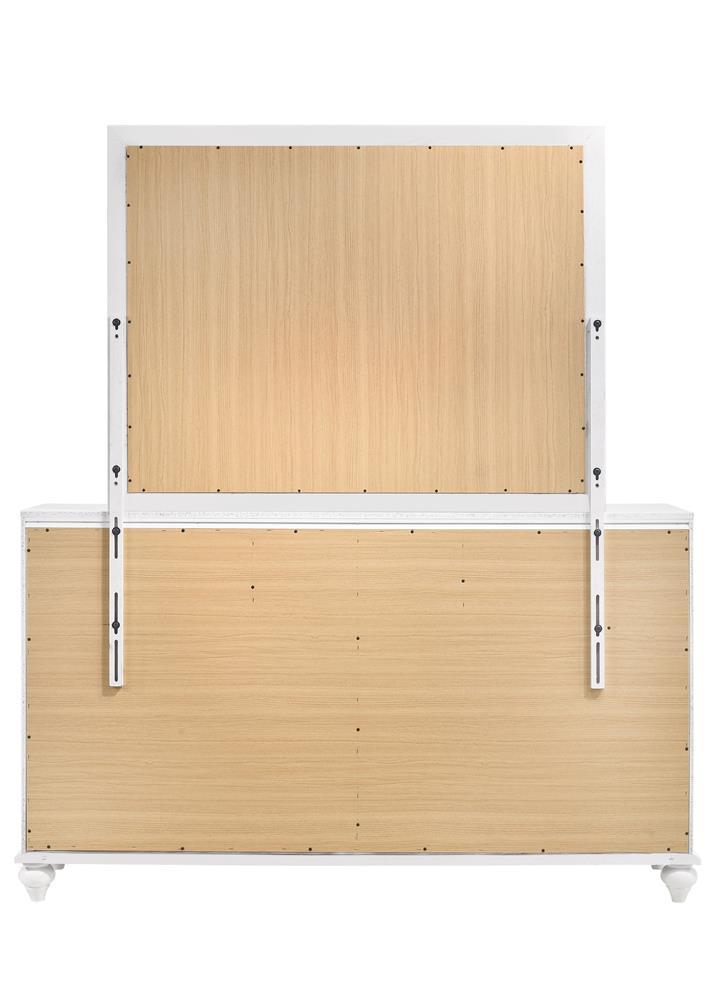 Barzini dresser full front view in room