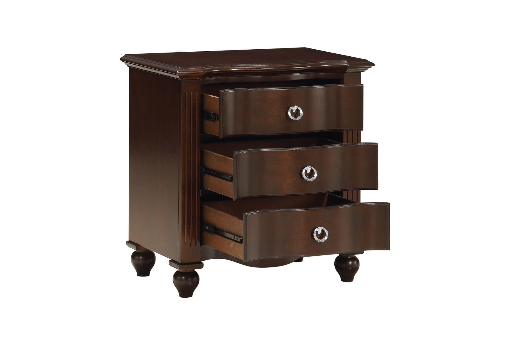 Meghan nightstand drawer open detail