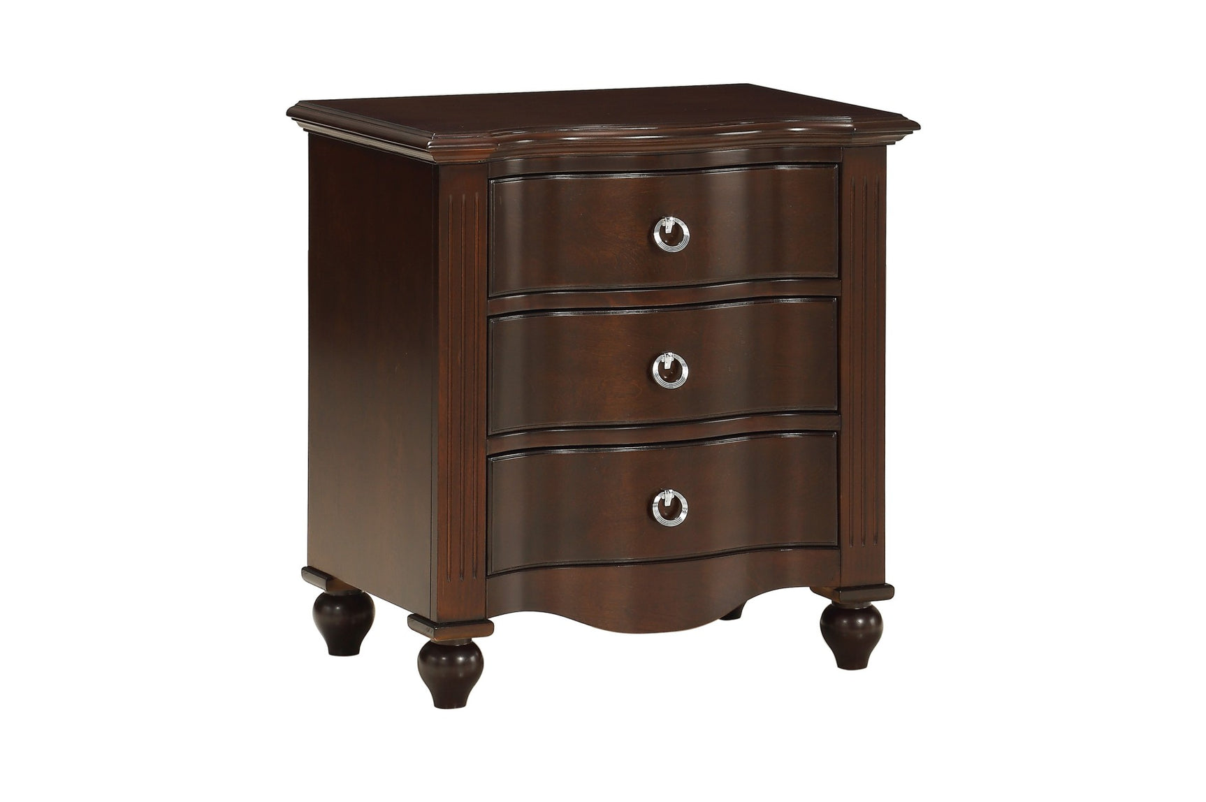 Meghan nightstand front and side view