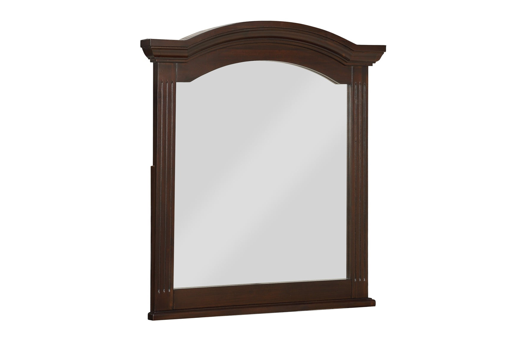 Meghan espresso finish full panel bed with dresser and mirror