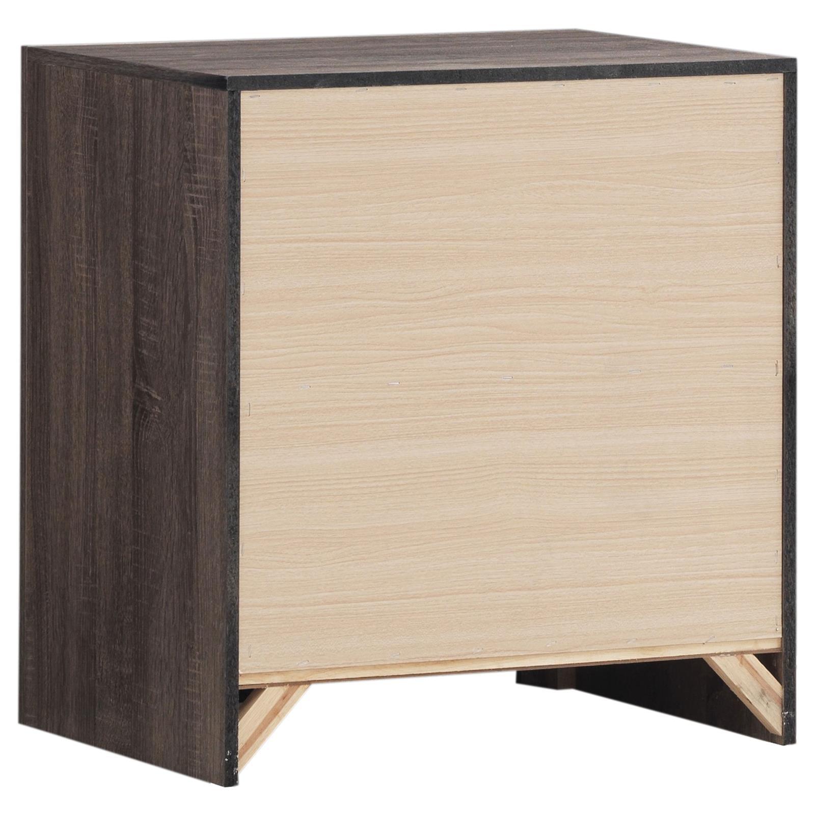 Brantford Nightstand top surface with lamp and decor items