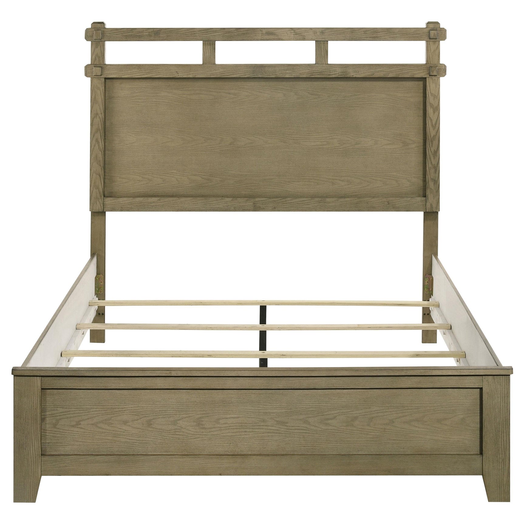 Open slat headboard design of Hazlewood queen bed