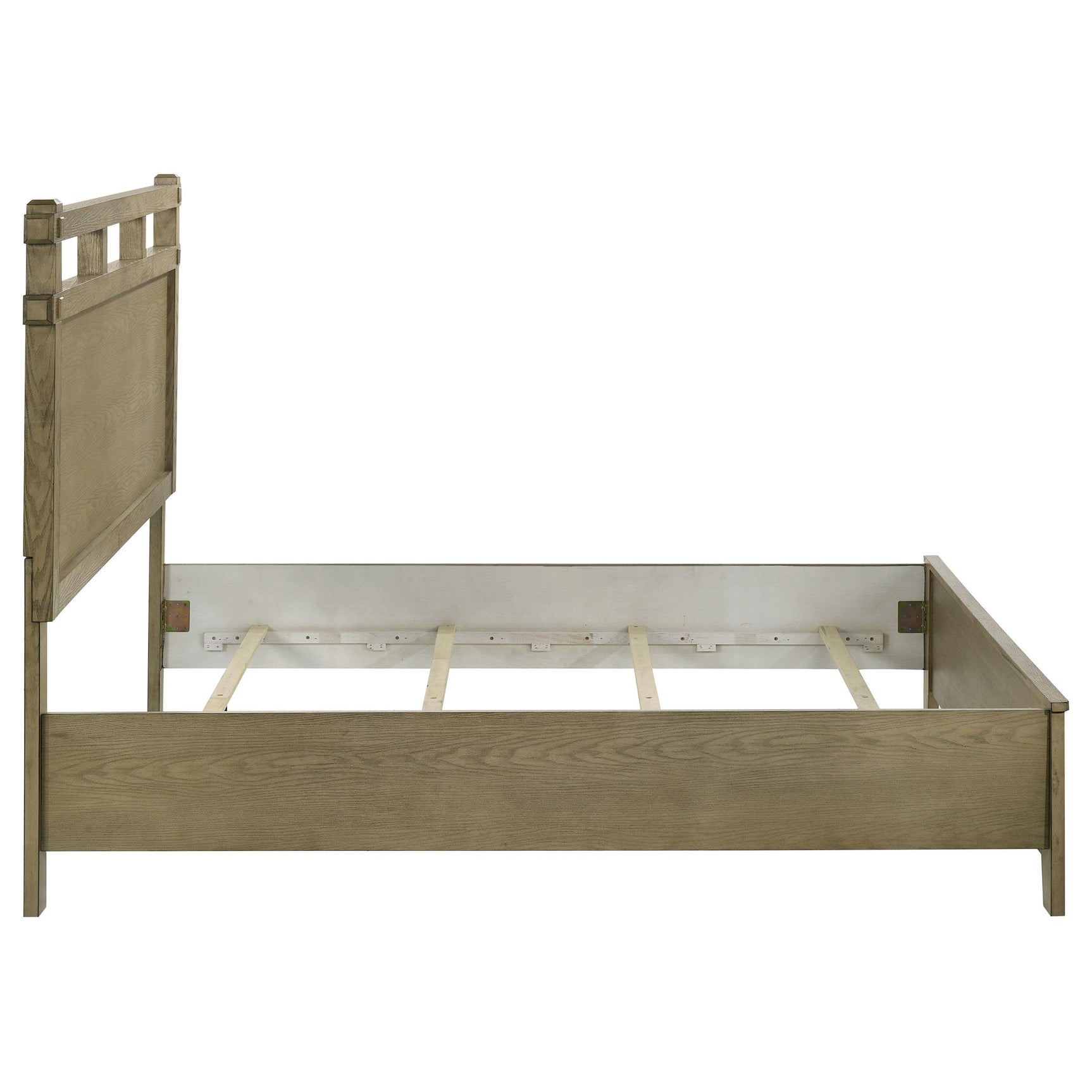 Back view of Hazlewood 59-inch queen panel bed