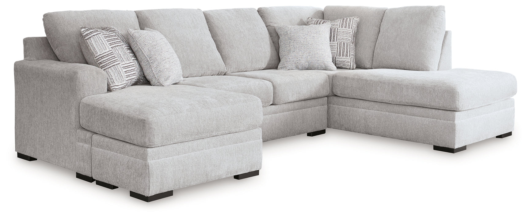 Fabric detail of Gabyleigh sectional with chaise