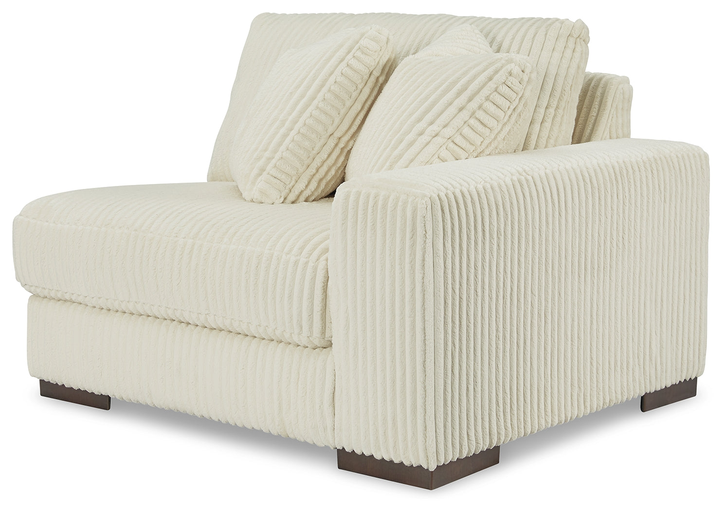 Lindyn Ivory 4-Piece Sectional Sofa with Chaise angled main view