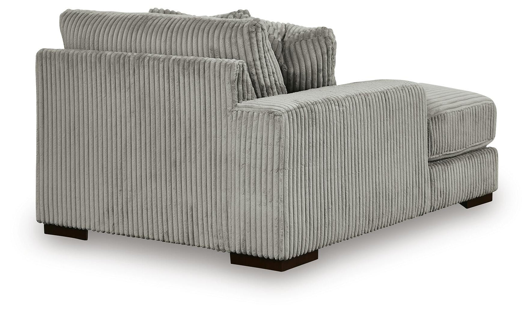 Lindyn Fog Velvet 3-Piece Sectional with Double Chaise - image 6