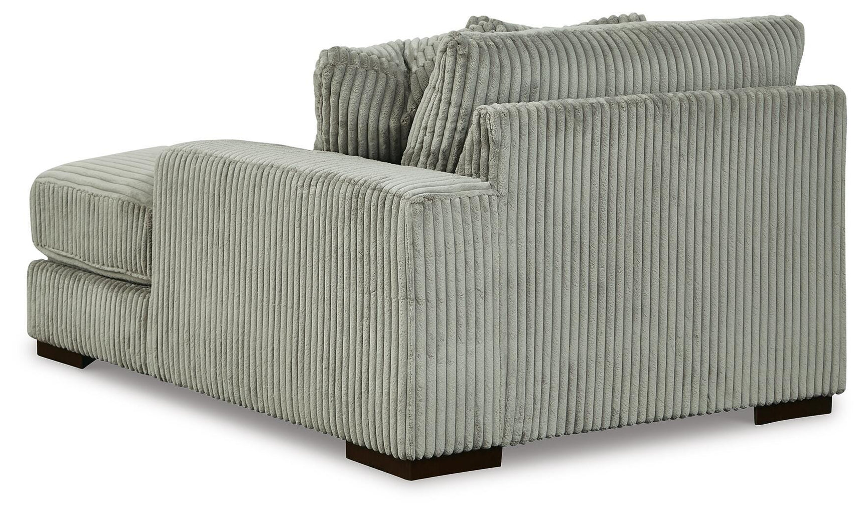 Lindyn Fog Velvet 3-Piece Sectional with Double Chaise - image 12