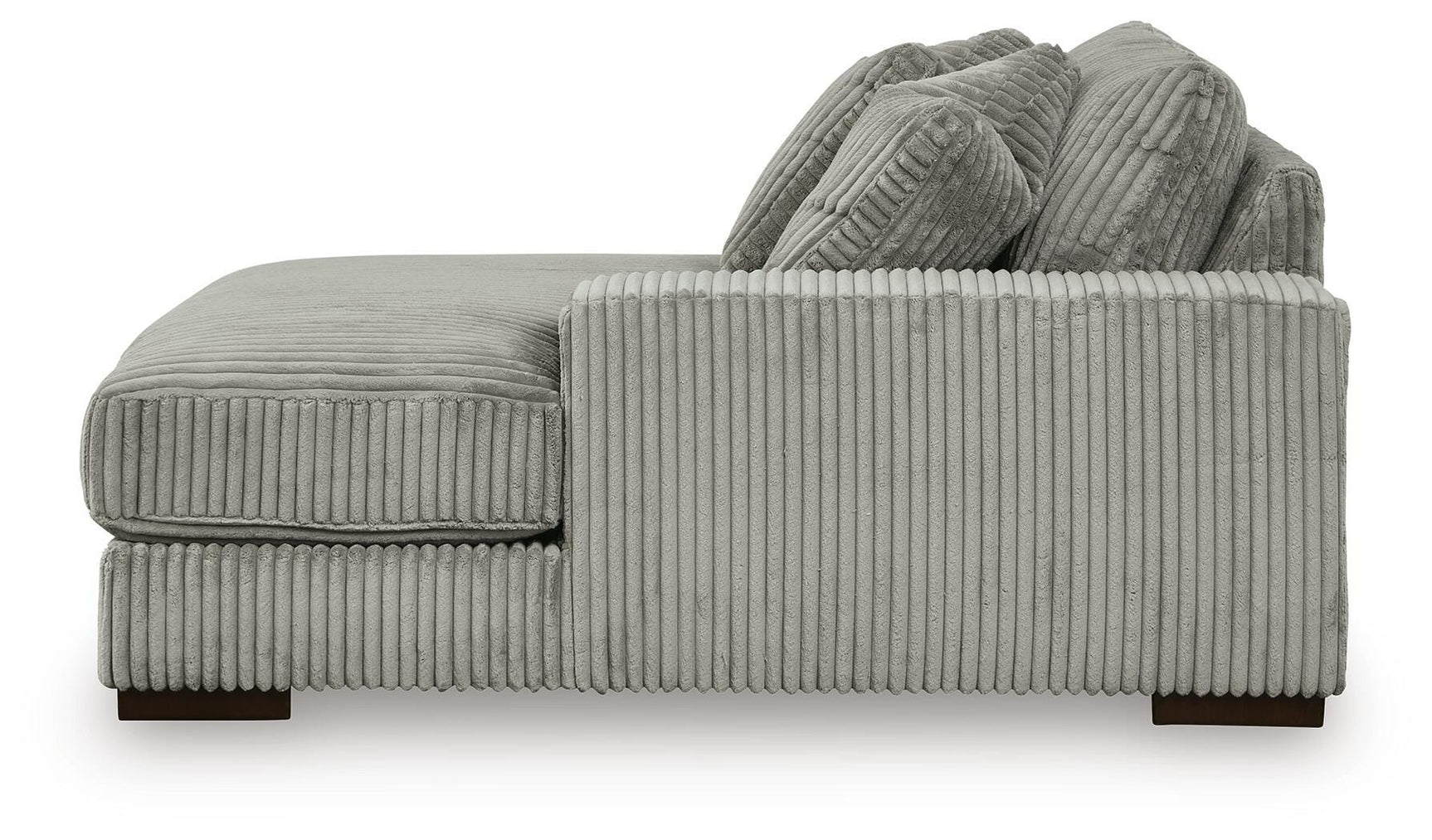 Lindyn Fog Velvet 3-Piece Sectional with Double Chaise - image 13