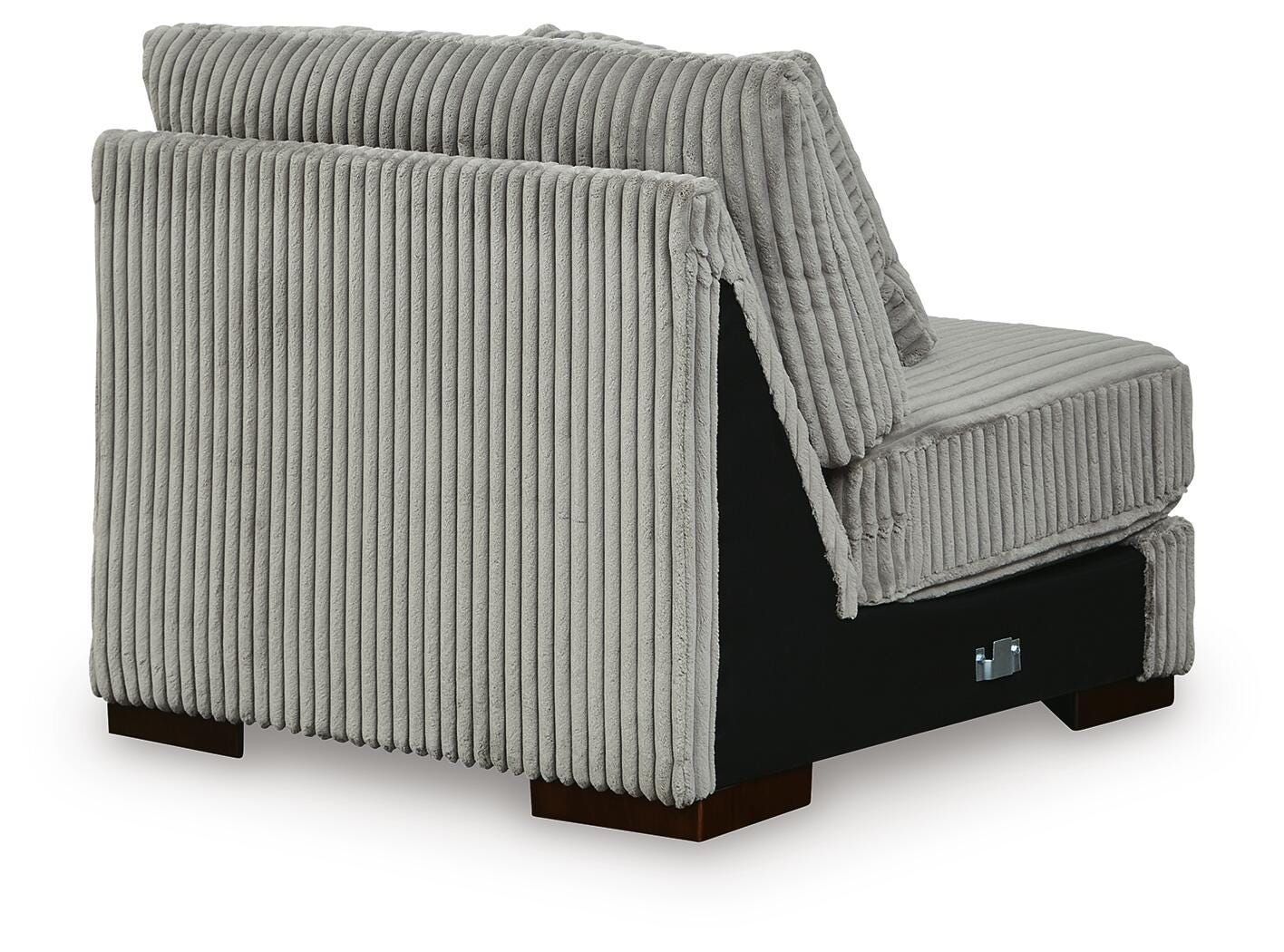 Lindyn Fog Velvet 3-Piece Sectional with Double Chaise - image 18