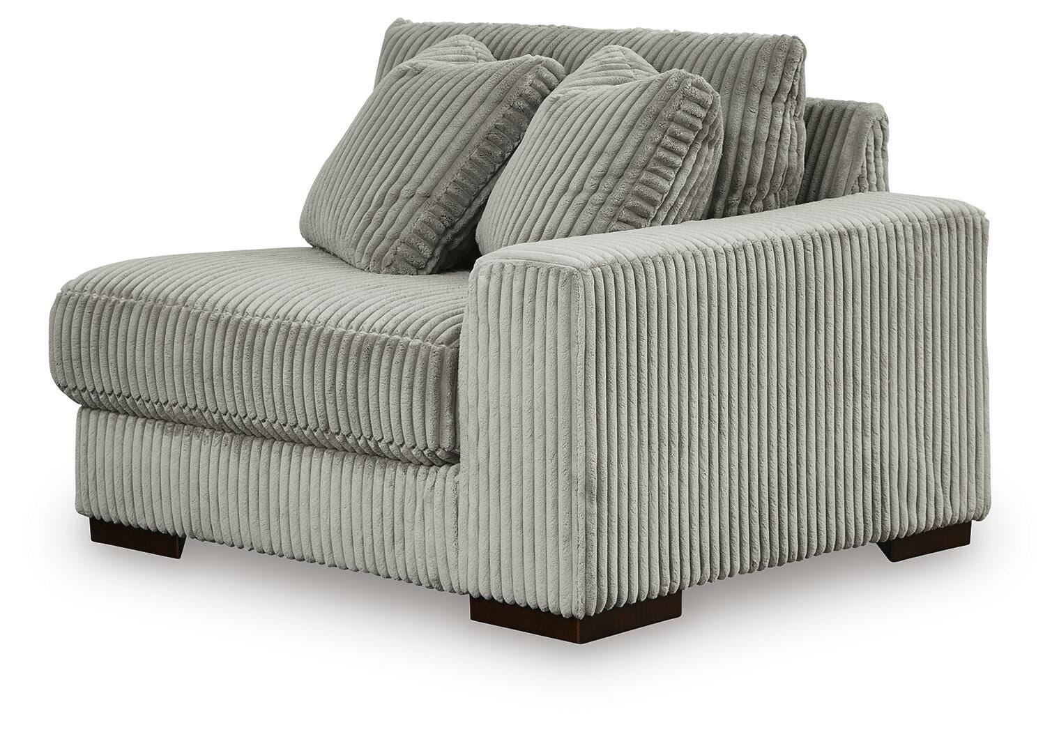 Lindyn Fog Velvet 4-Piece Sectional with Chaise - image 5
