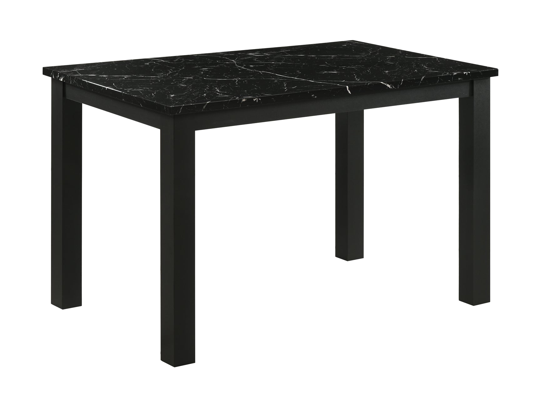 Room view of Resia Black Rectangular dining room set