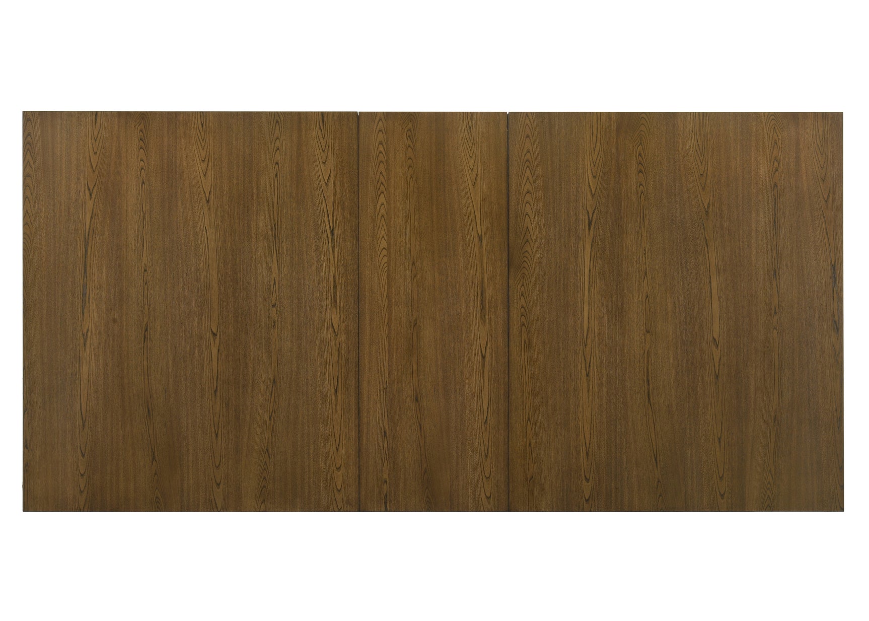 Everly Brown Gray Rectangular Extendable Dining Table side view