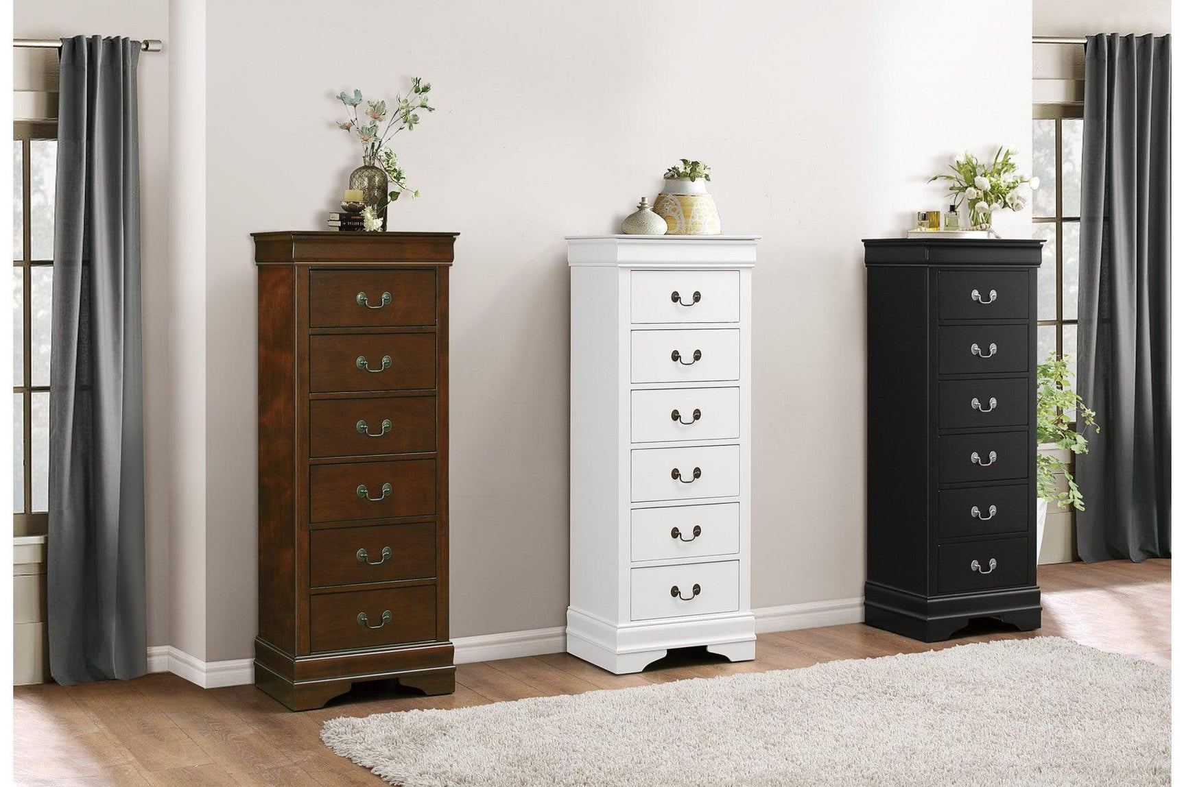 main view of Mayville White Panel Bedroom Set bed