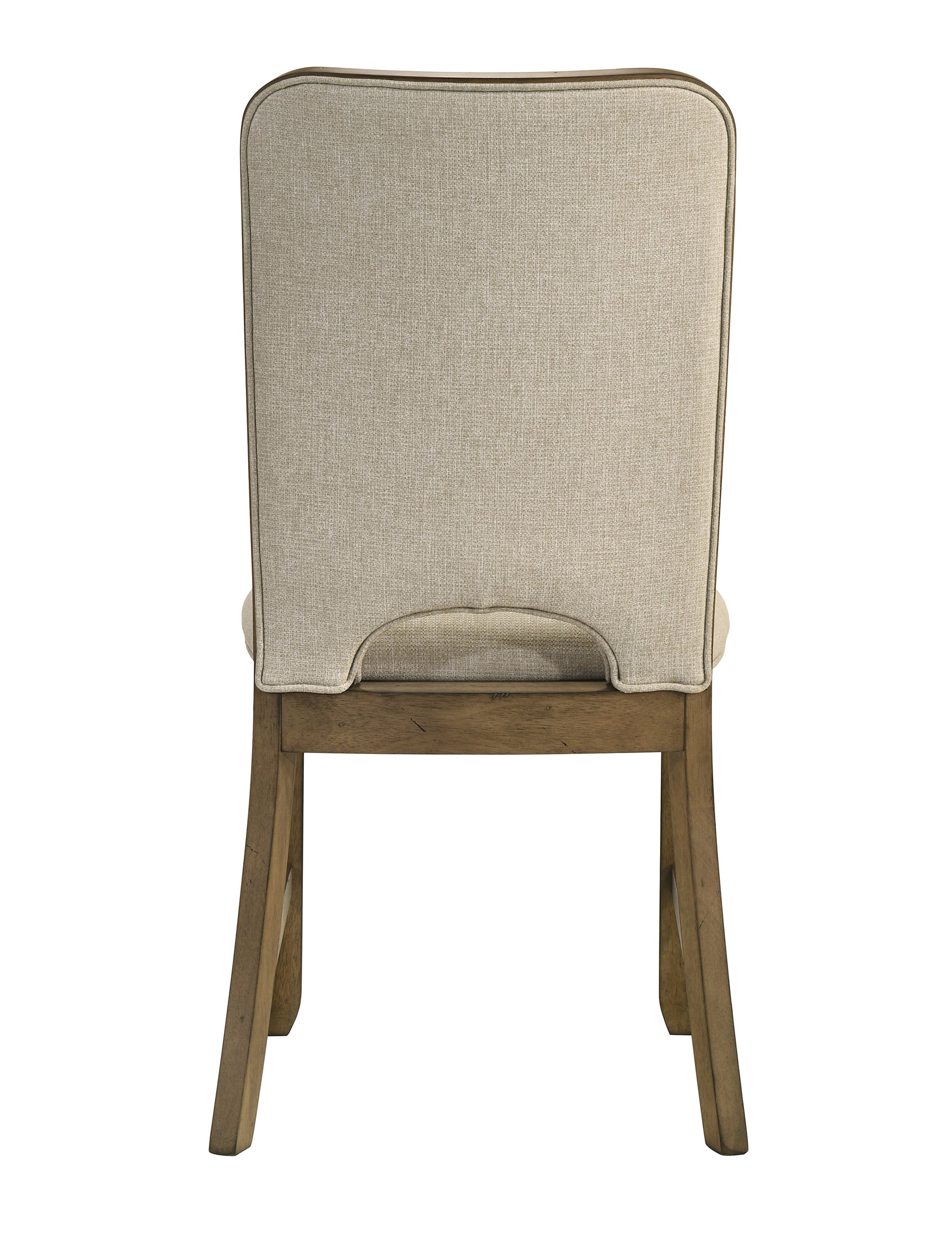 Angle showing bench option with Cockrell Light Brown Dining Set