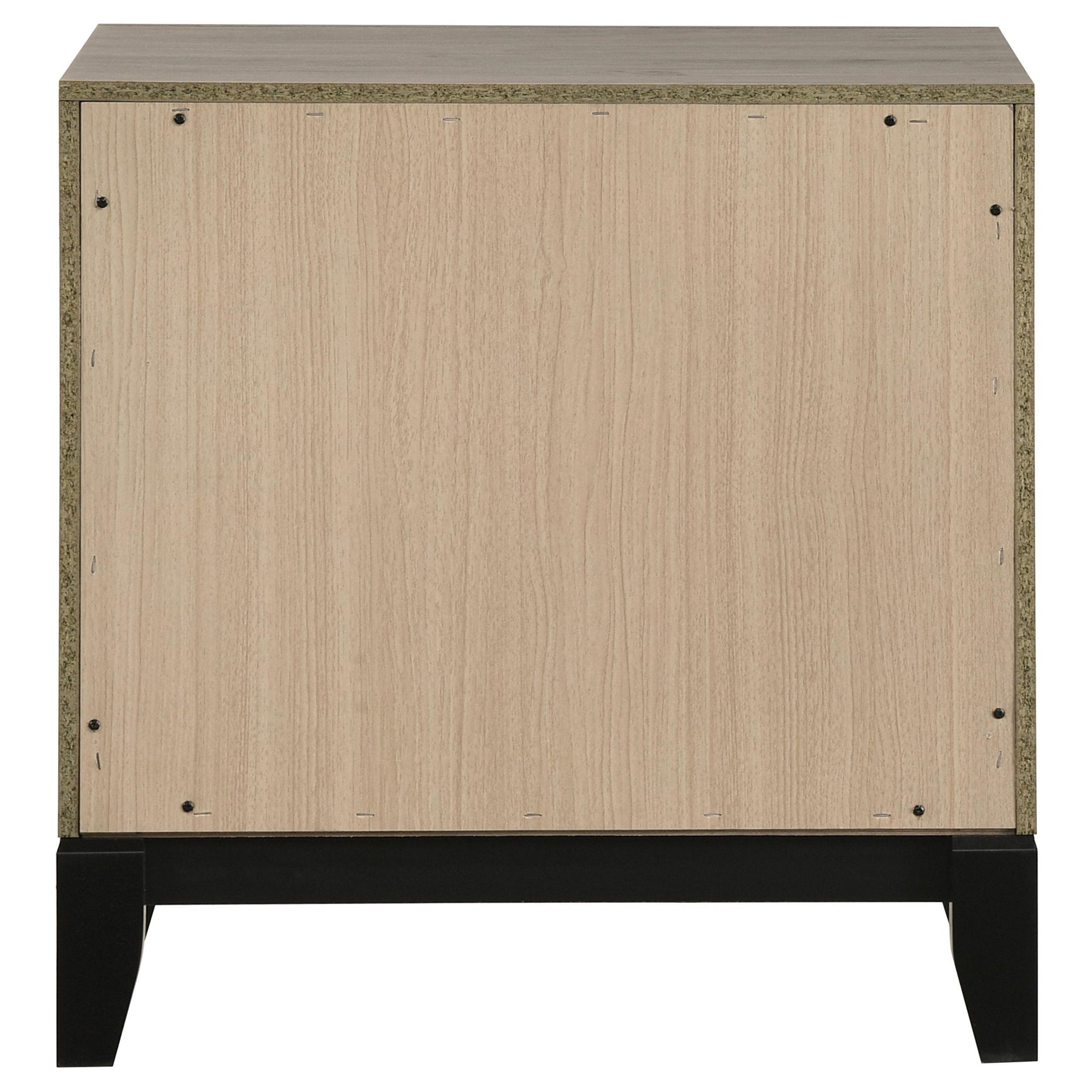 Detail of groove texture on drawer fronts