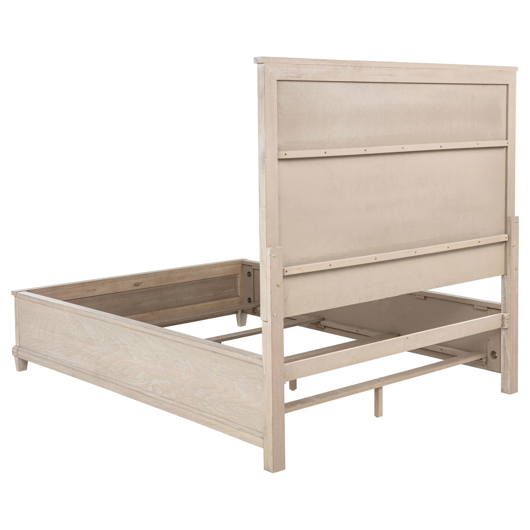 Footboard detail showing raised panel on Pembroke queen bed