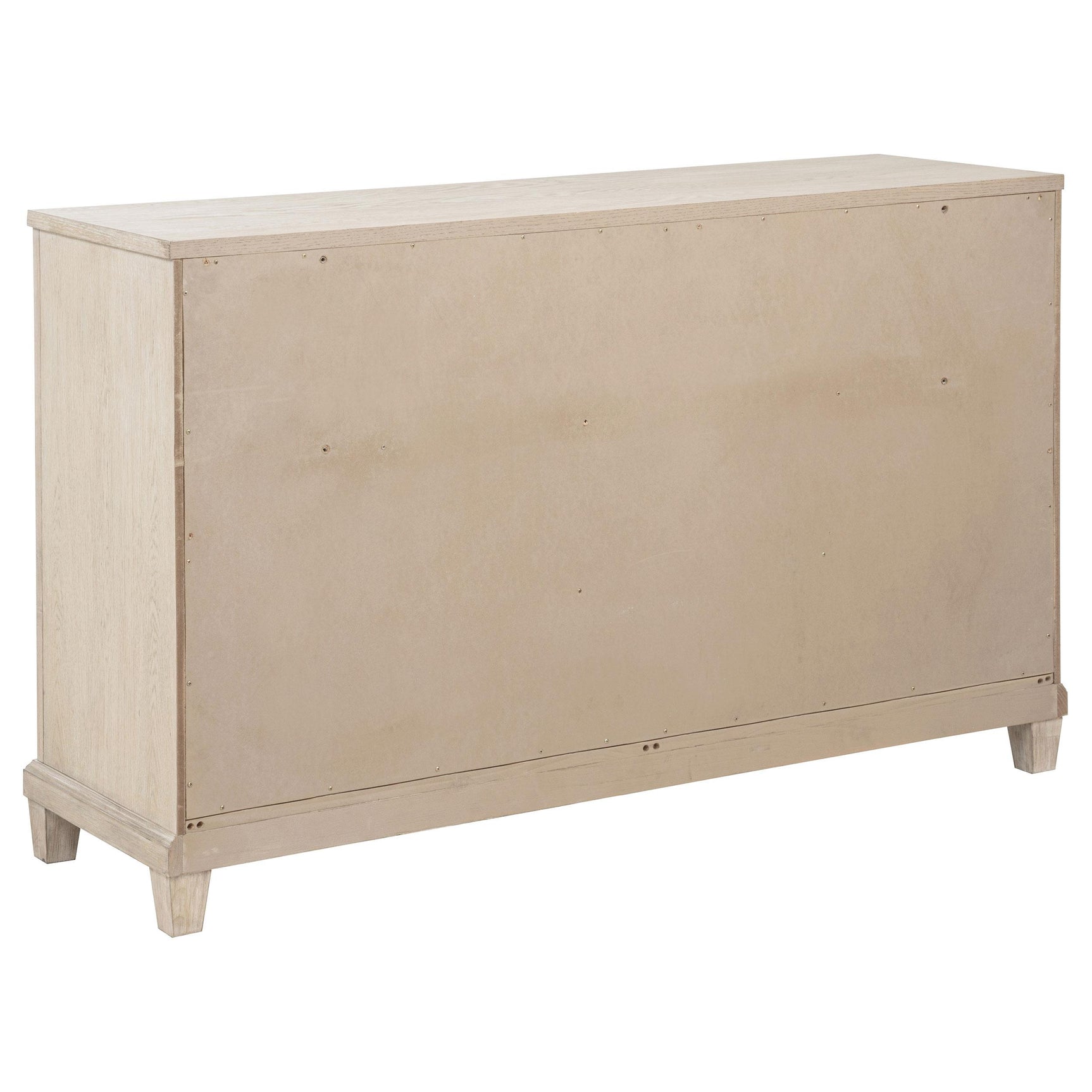 Dresser full height view in bedroom setting