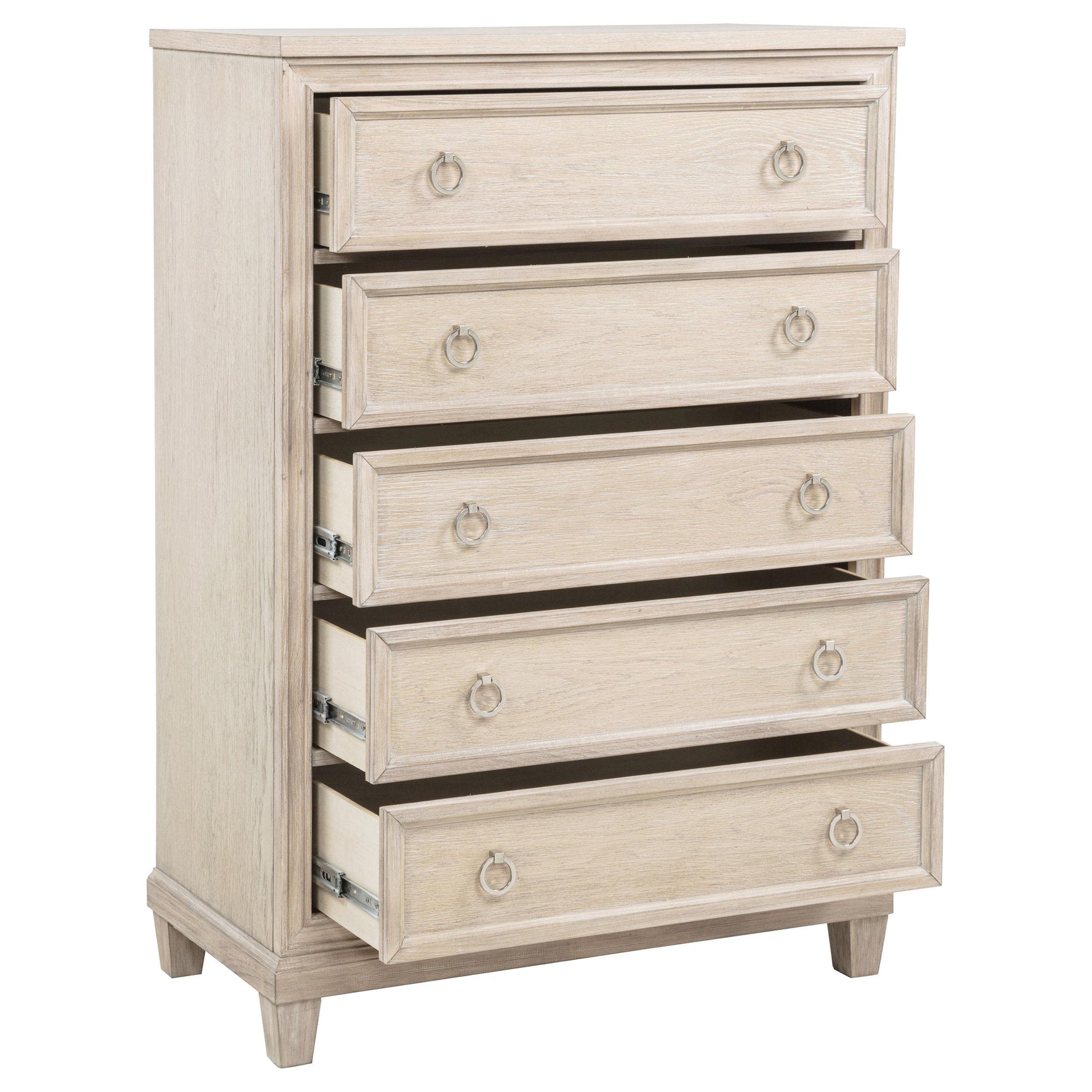 Bottom base and plastic glides of Pembroke chest