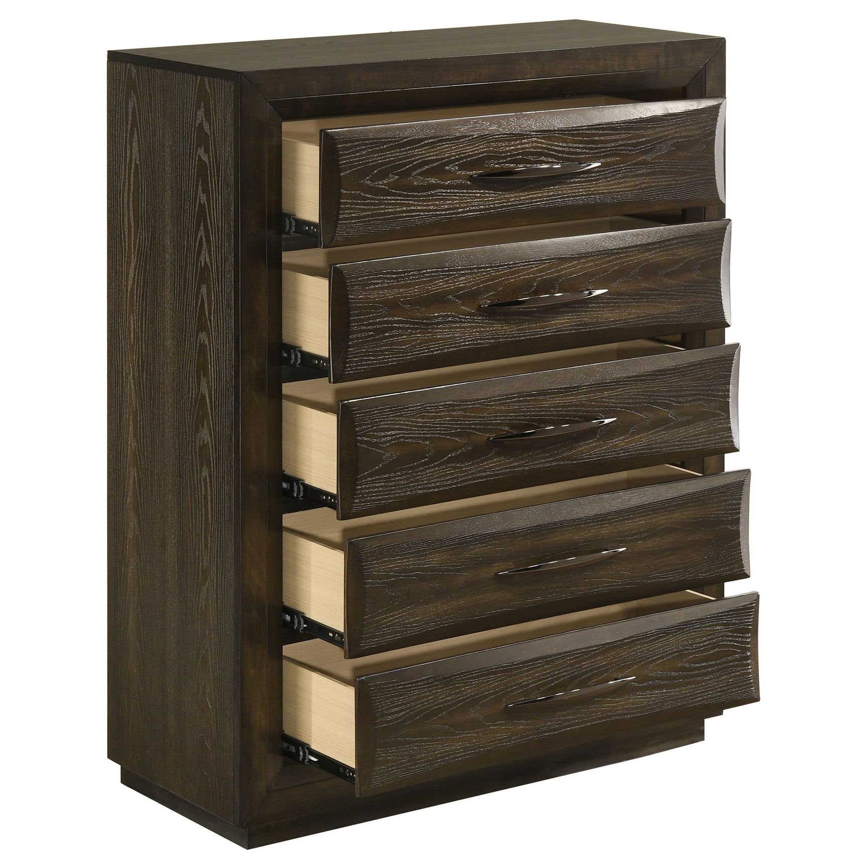 Full height of Atlas chest with shadows and light