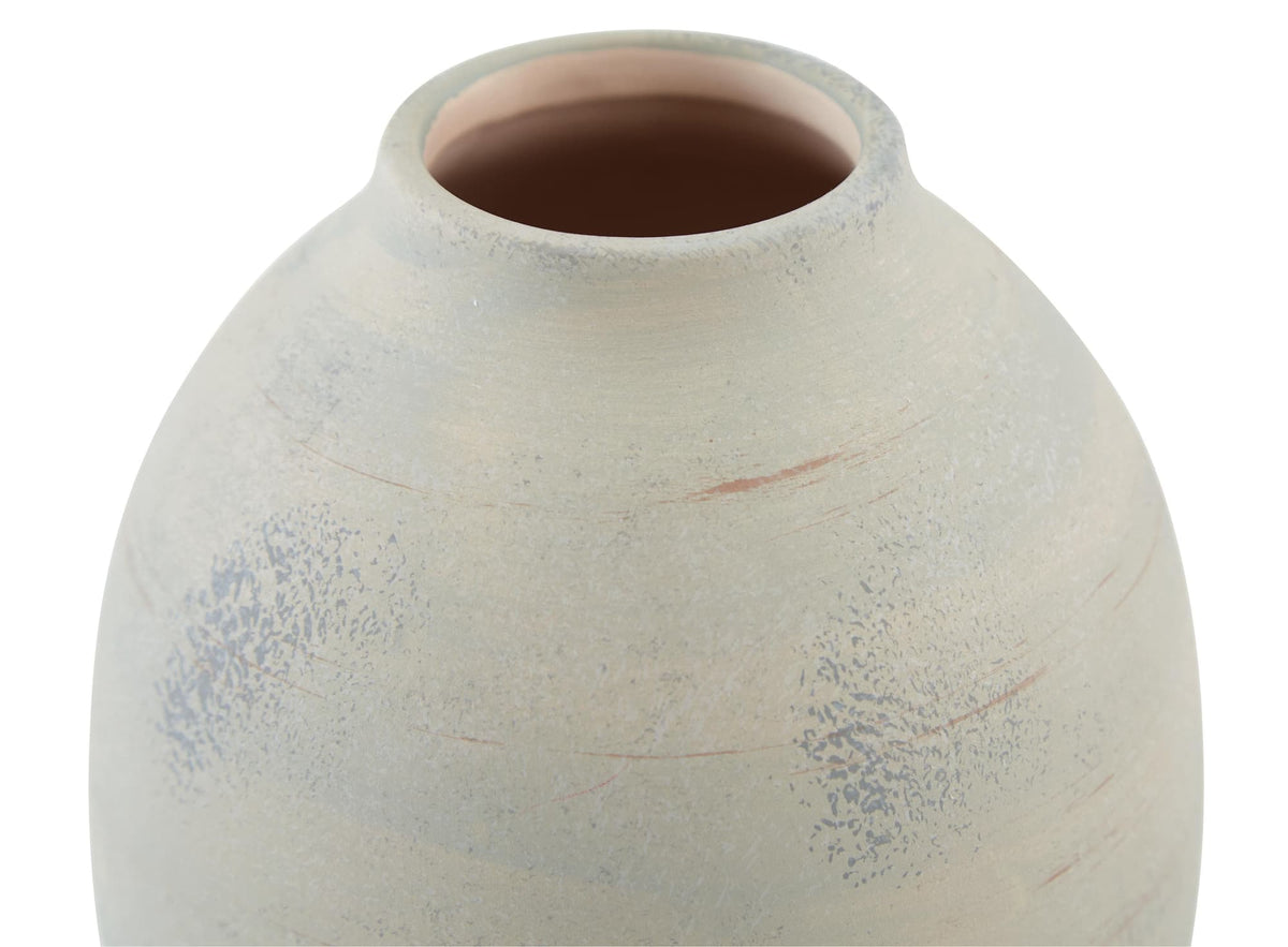 Clayson Sage Green Ceramic Vase — detail view