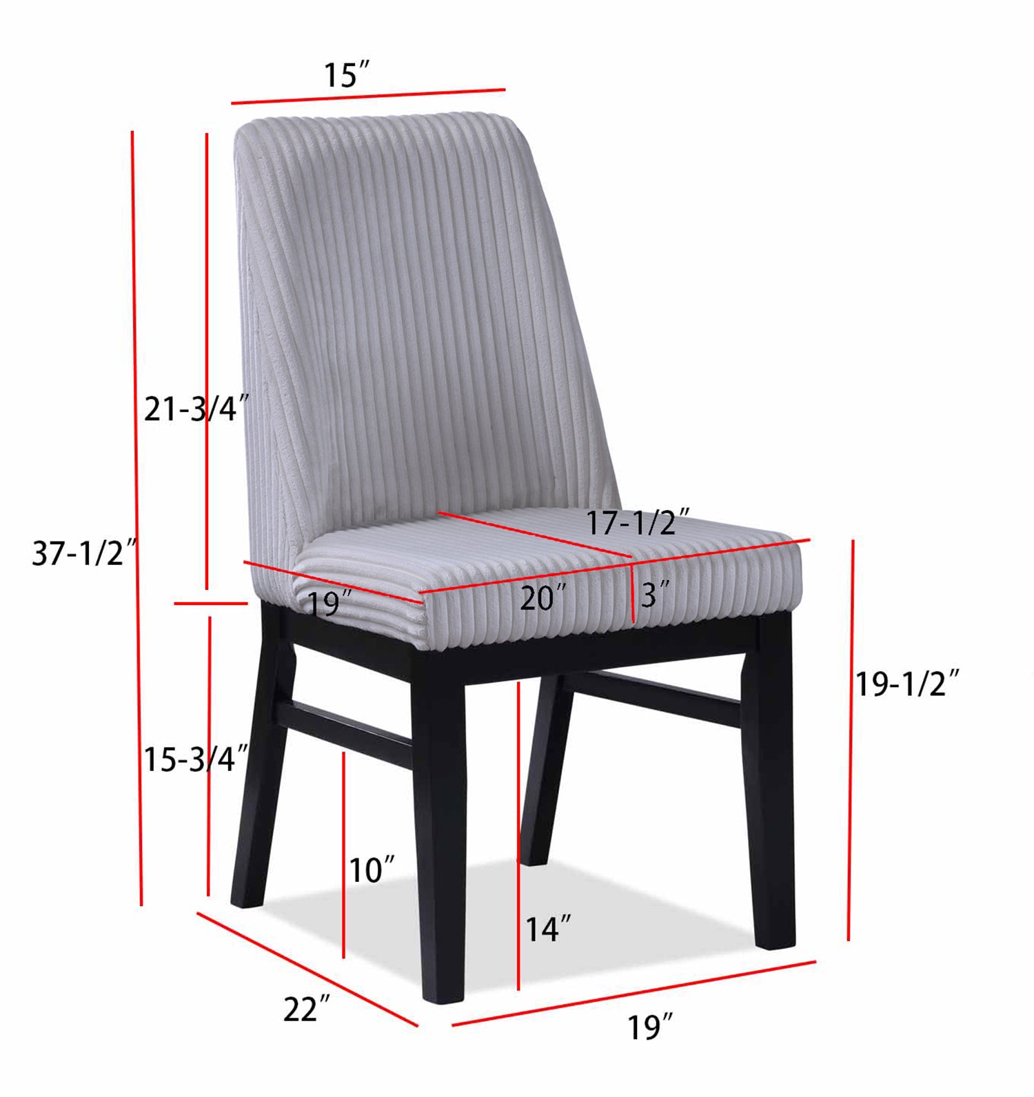 Main view of Hadley Light Gray Round Dining Table with chairs set