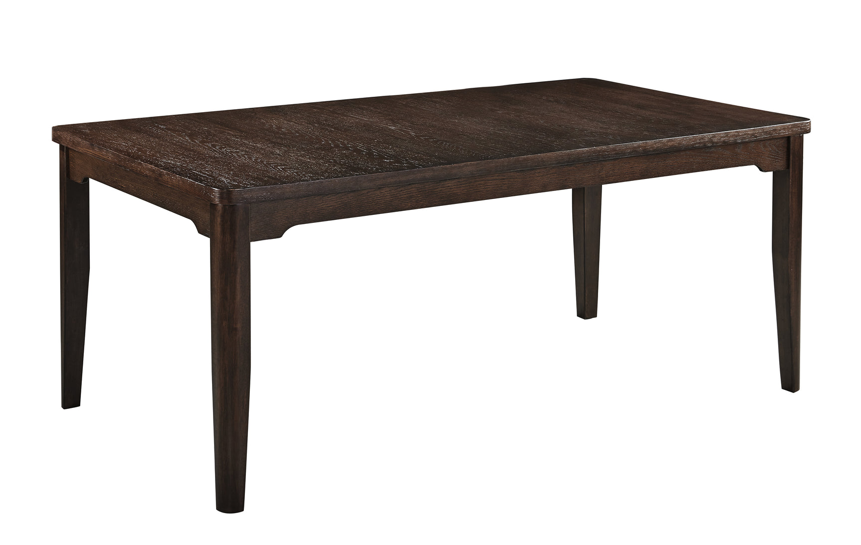 Detail view of tabletop finish and edge