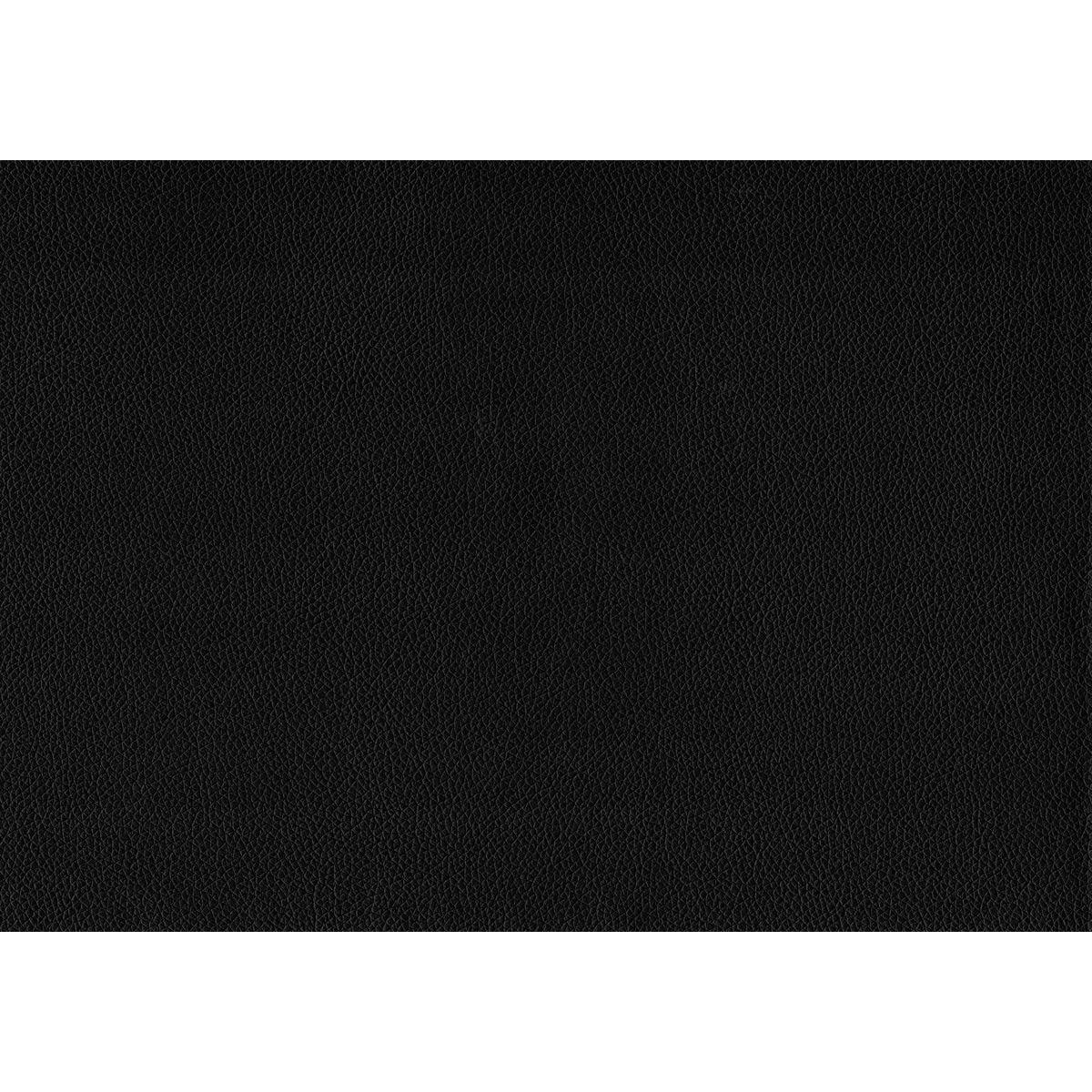 Black faux leather upholstery swatch for Lorenzi Platform Bed
