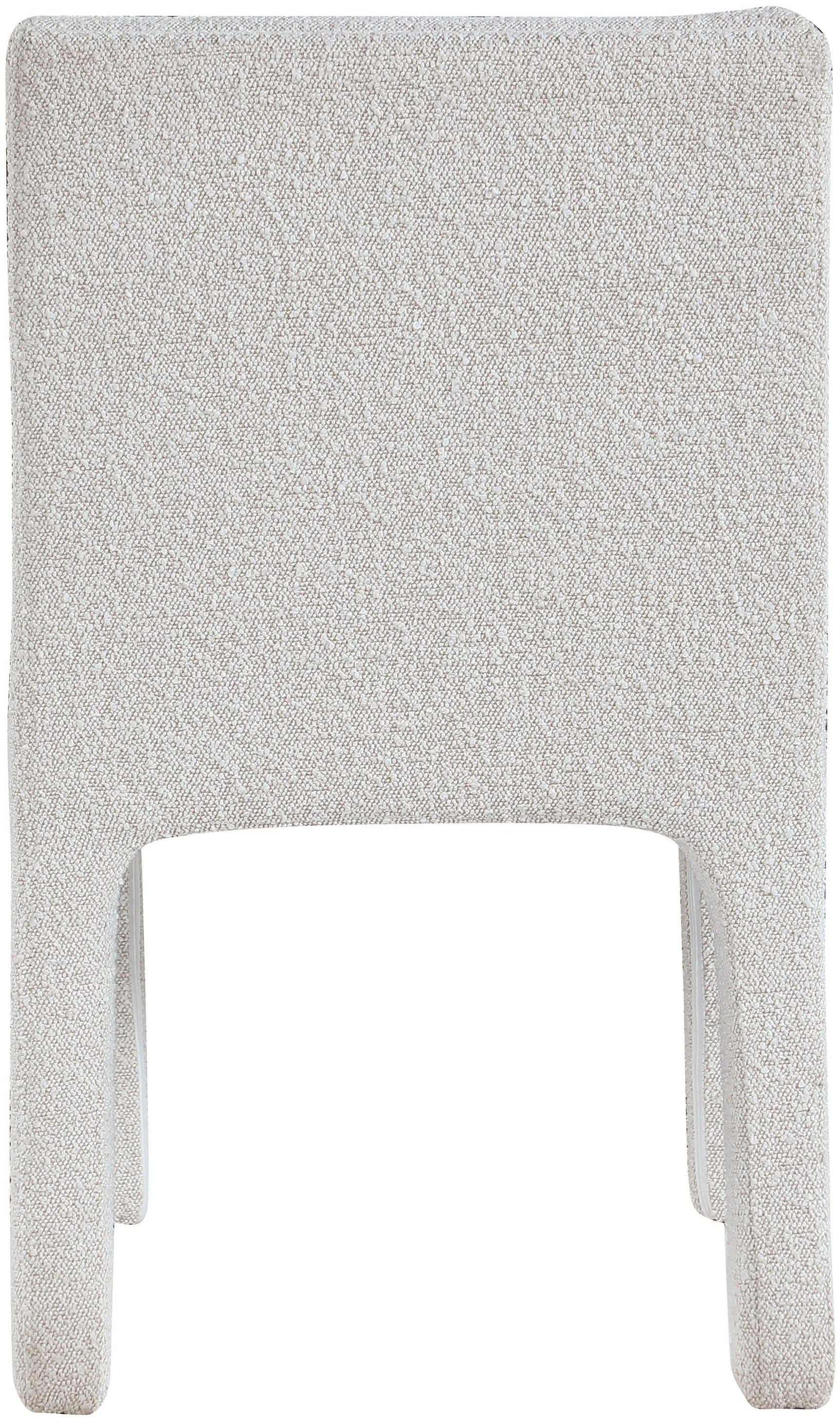 Kai Cream Boucle Fabric Dining Chair - Ella Furniture