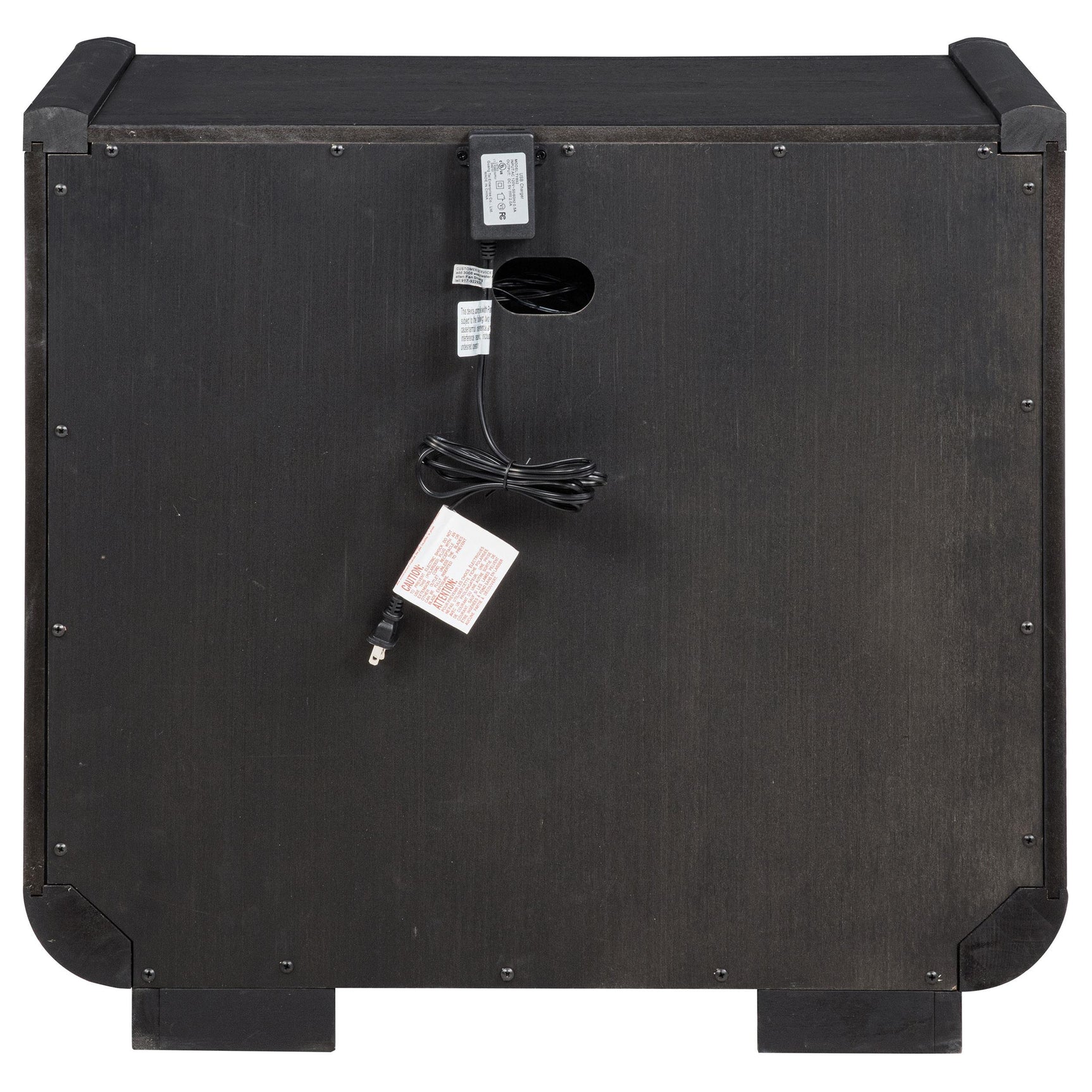 Detail of soft-closing drawer mechanism