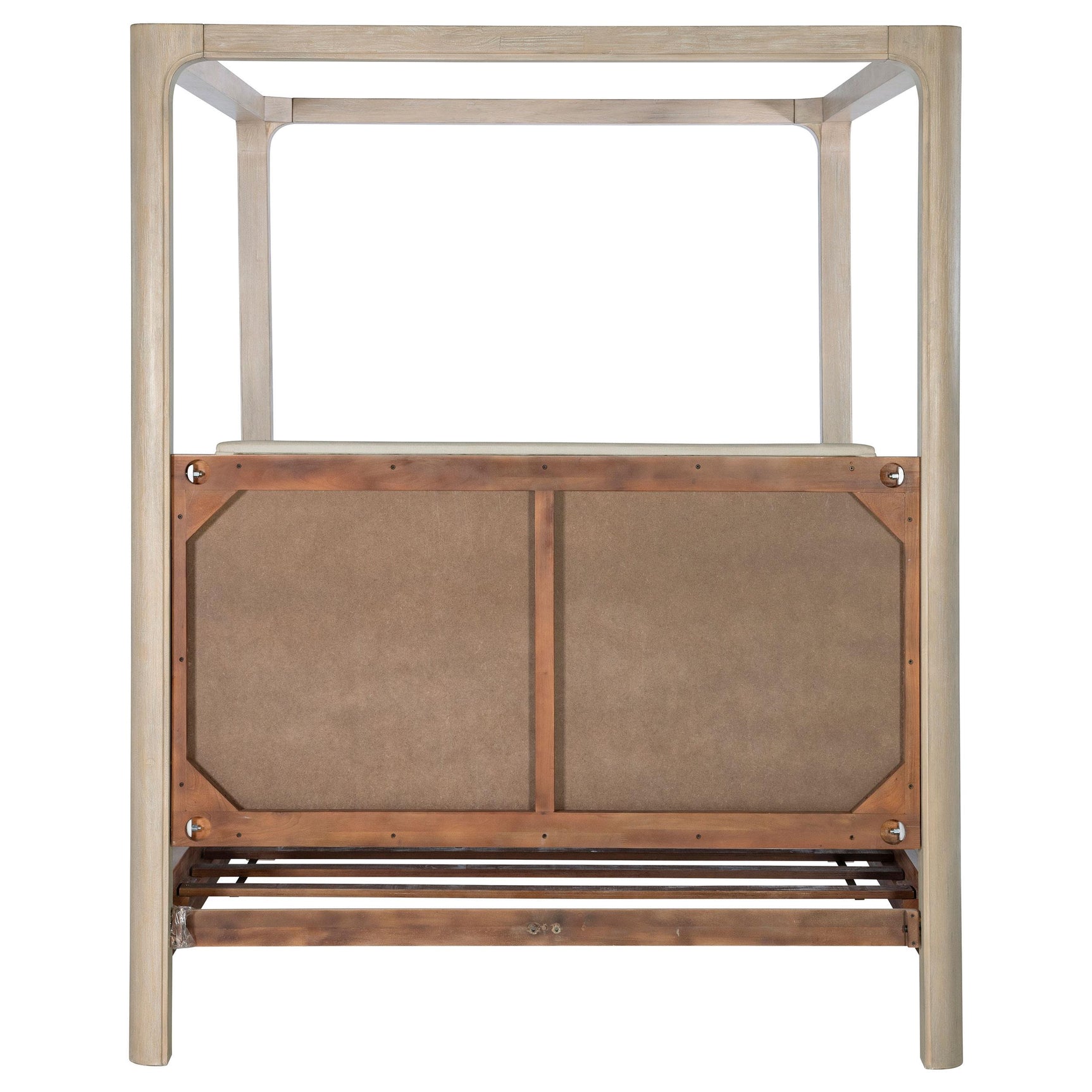 Bed posts featuring gracefully arched design