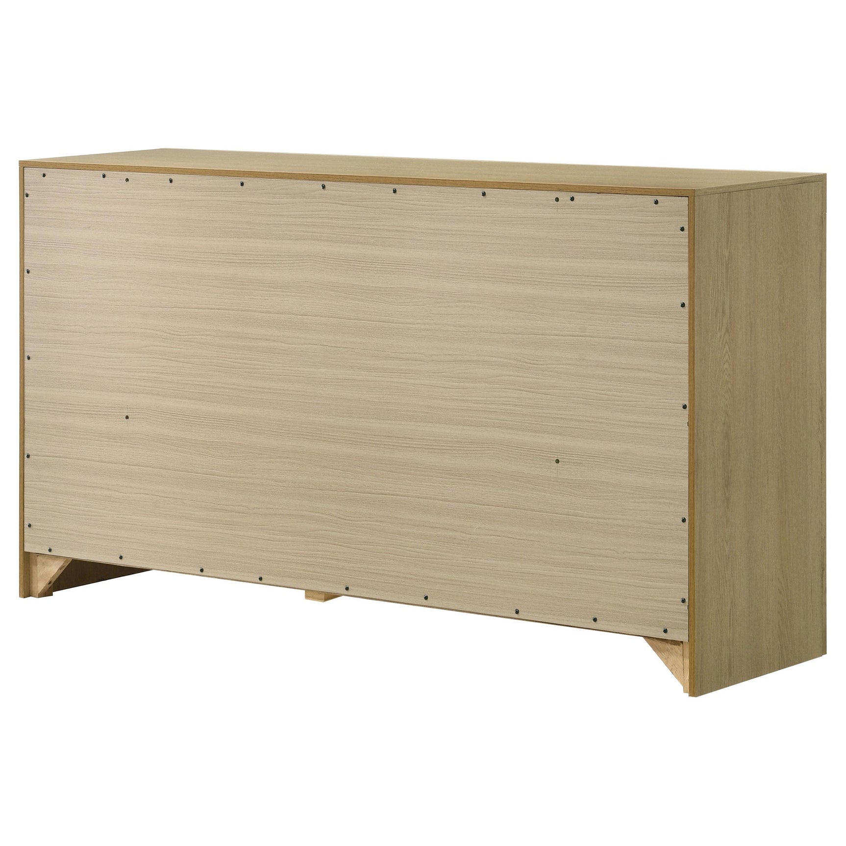 Drawer interior in engineered wood with laminated bottom