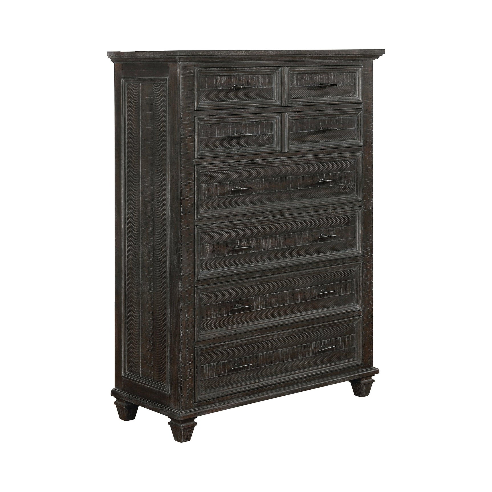 Atascadero 9-Drawer Dresser Weathered Carbon - Ella Furniture