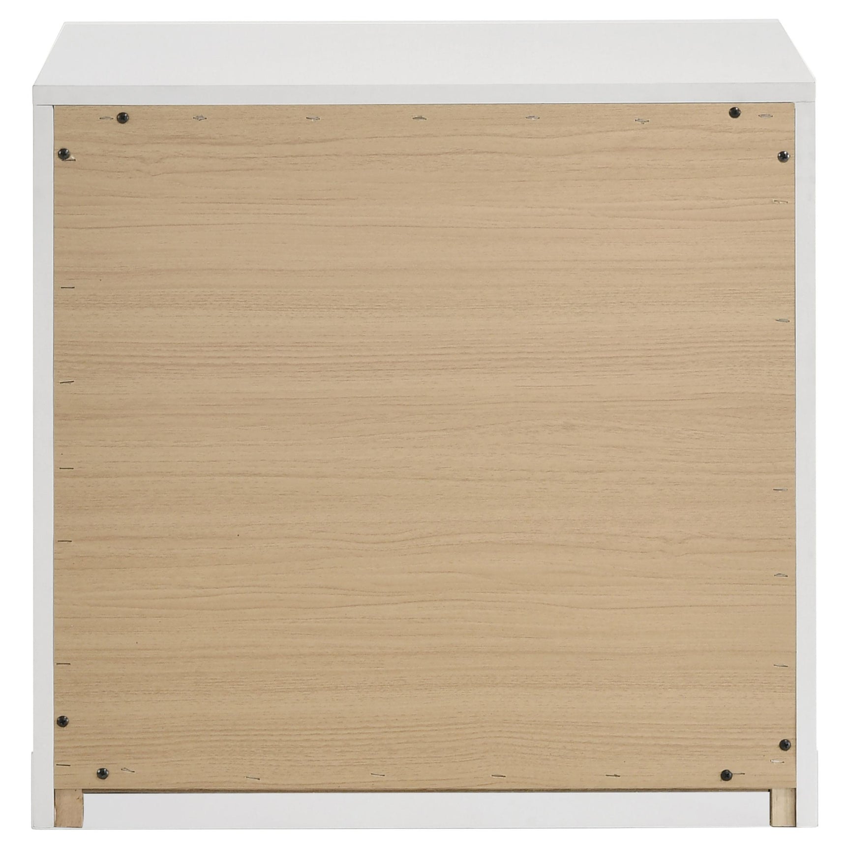 Ines nightstand showing two drawers open