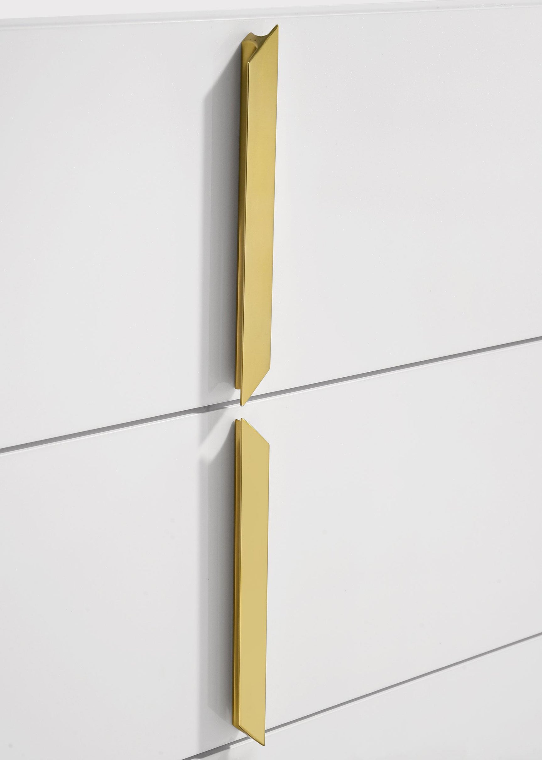 Drawer slide mechanism in Ines nightstand