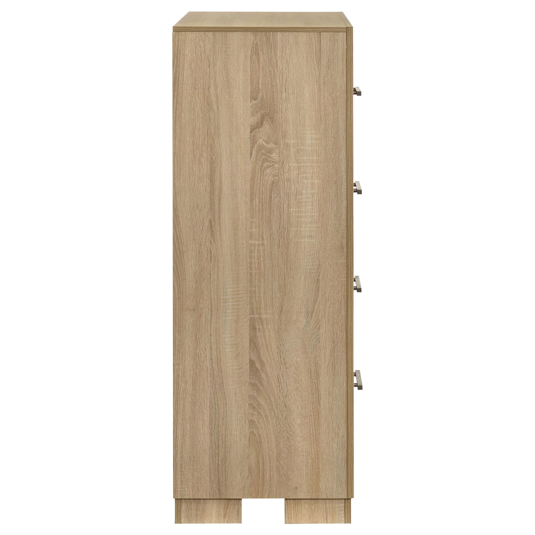 Full chest profile with light oak finish