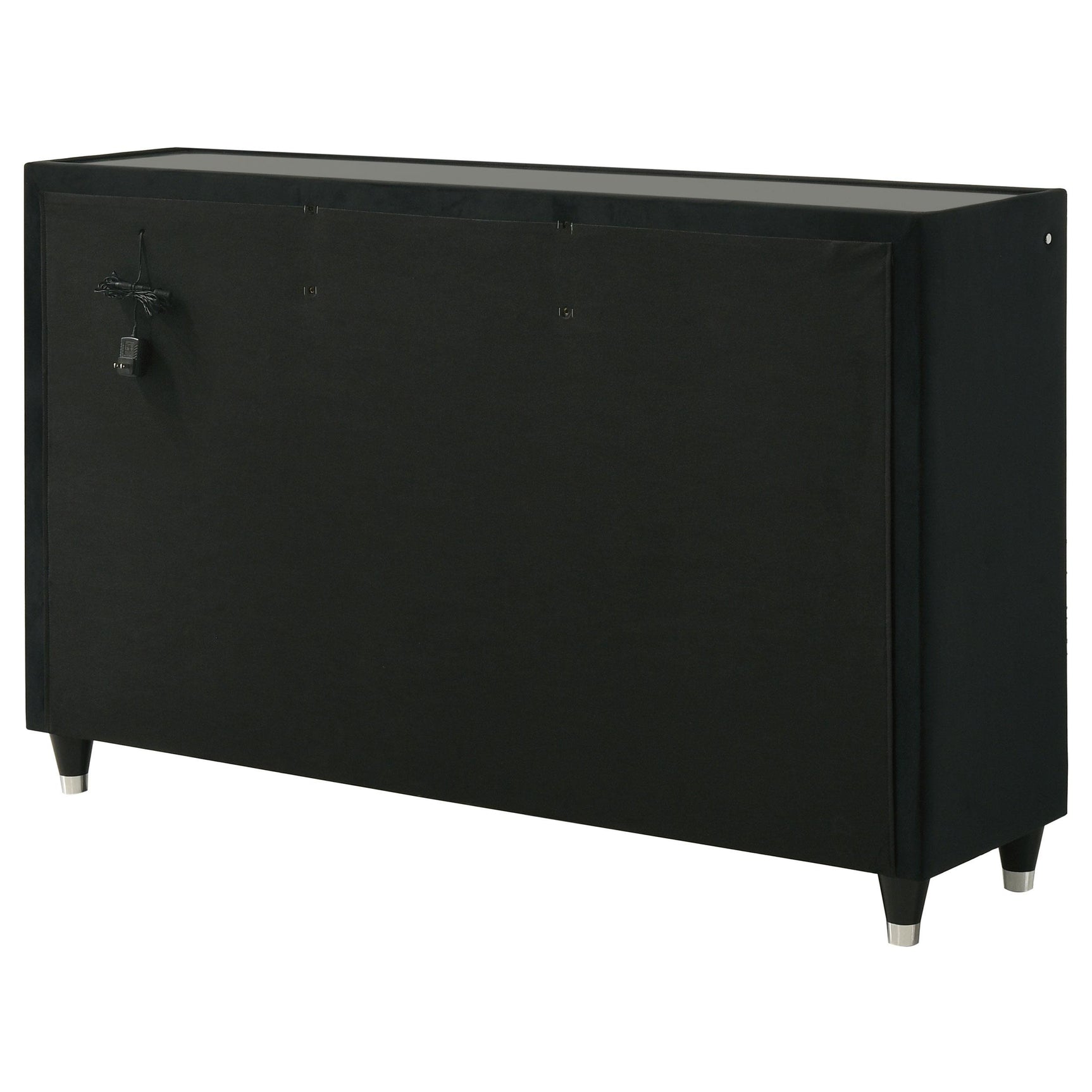 LED switch location on dresser side panel