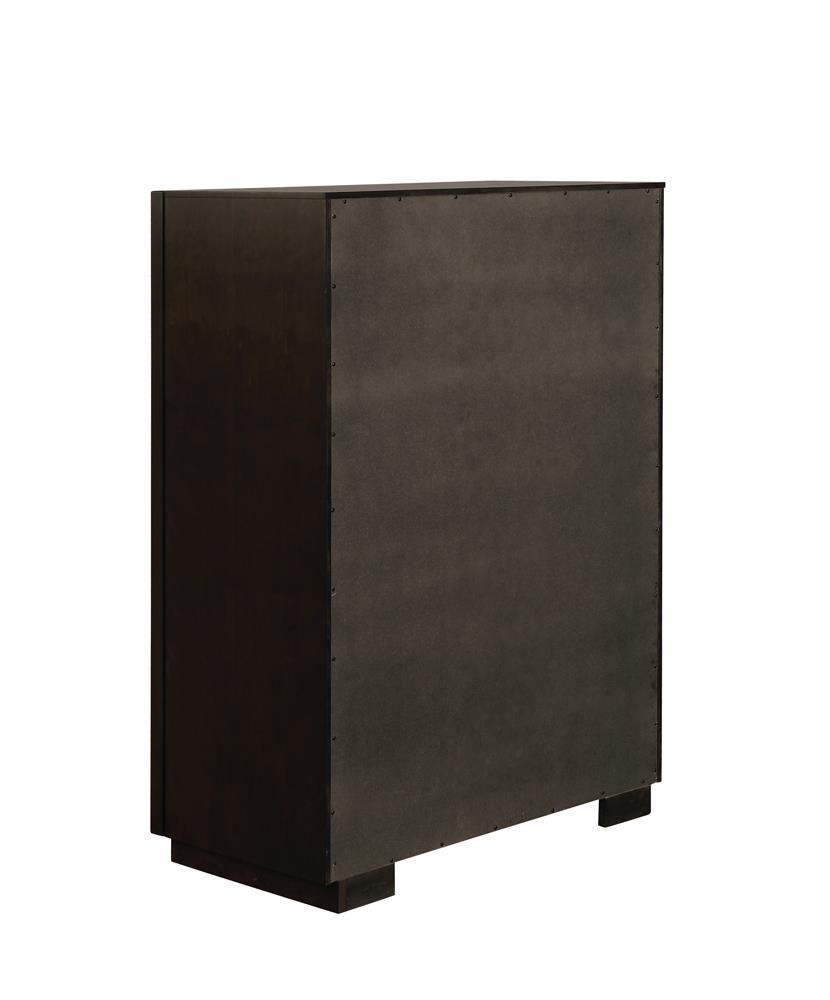 Durango Chest close-up of drawer with velvet lining