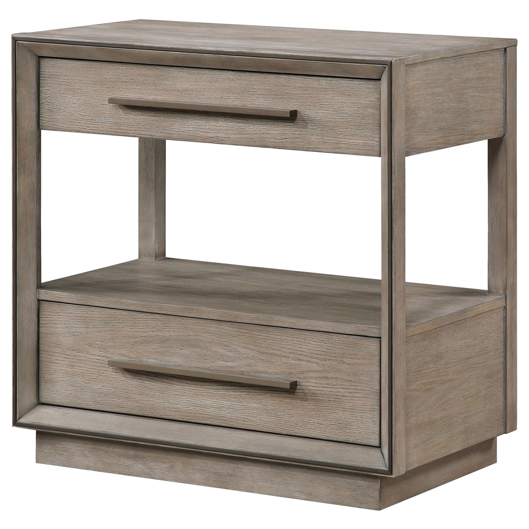 Durango nightstand open shelf detail