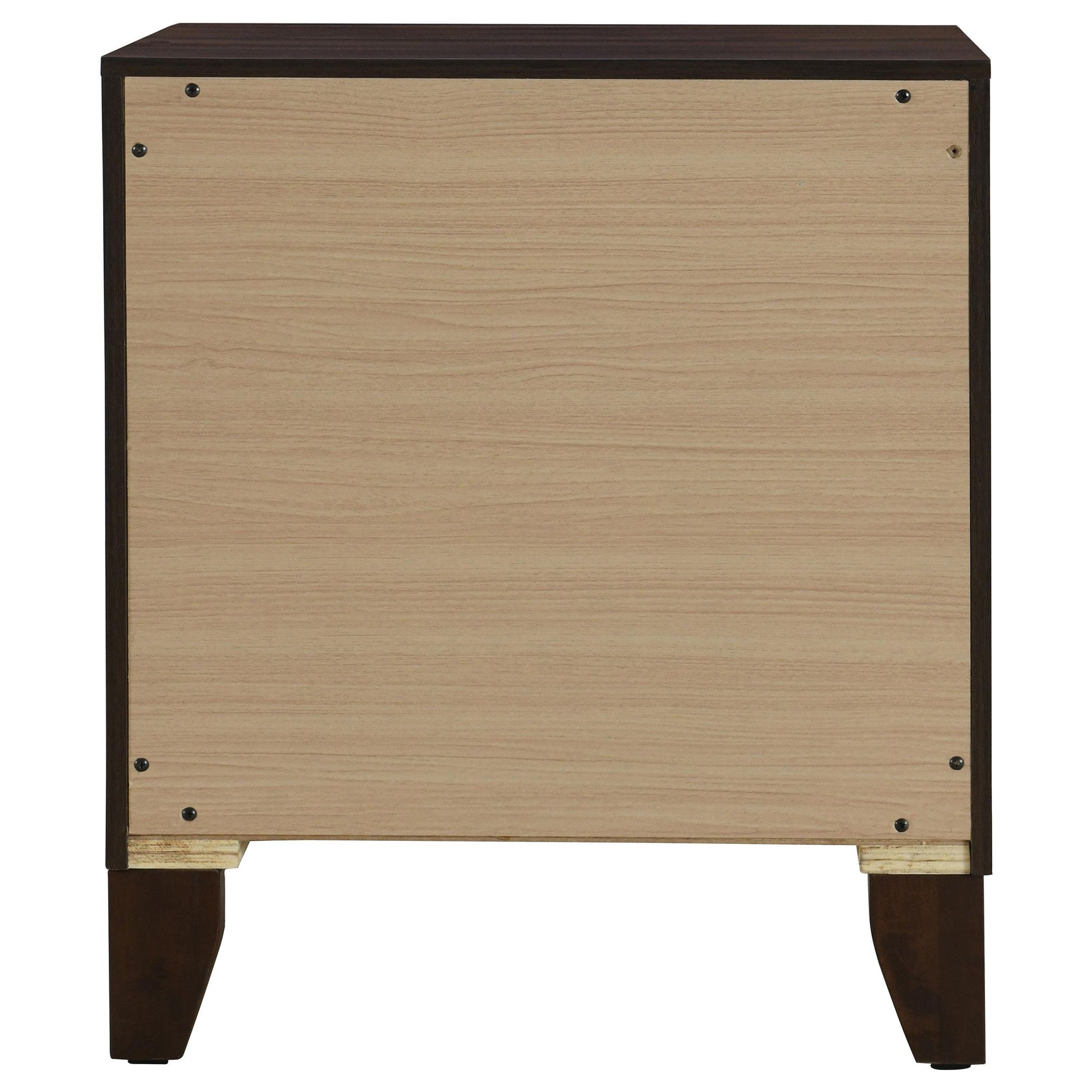 Welsley nightstand drawer dovetail joinery