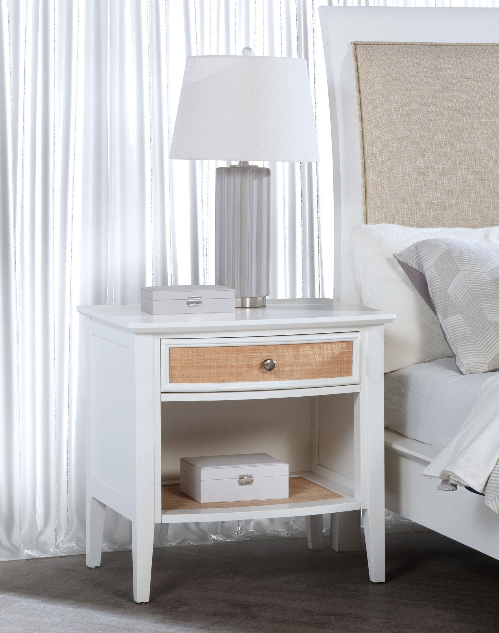 Bexhill bedside table drawer detail