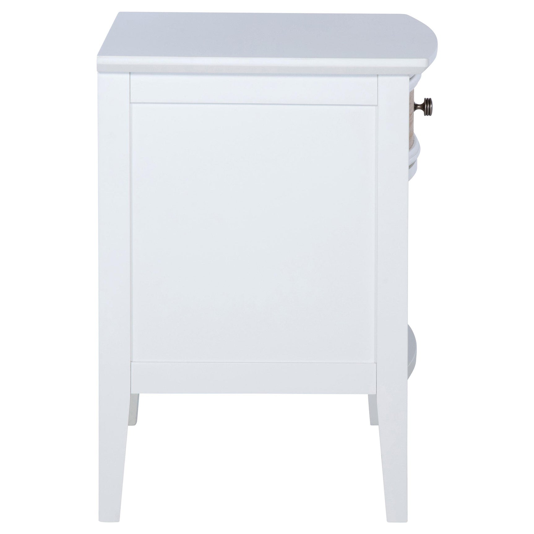 Bexhill nightstand close-up of dovetail joinery